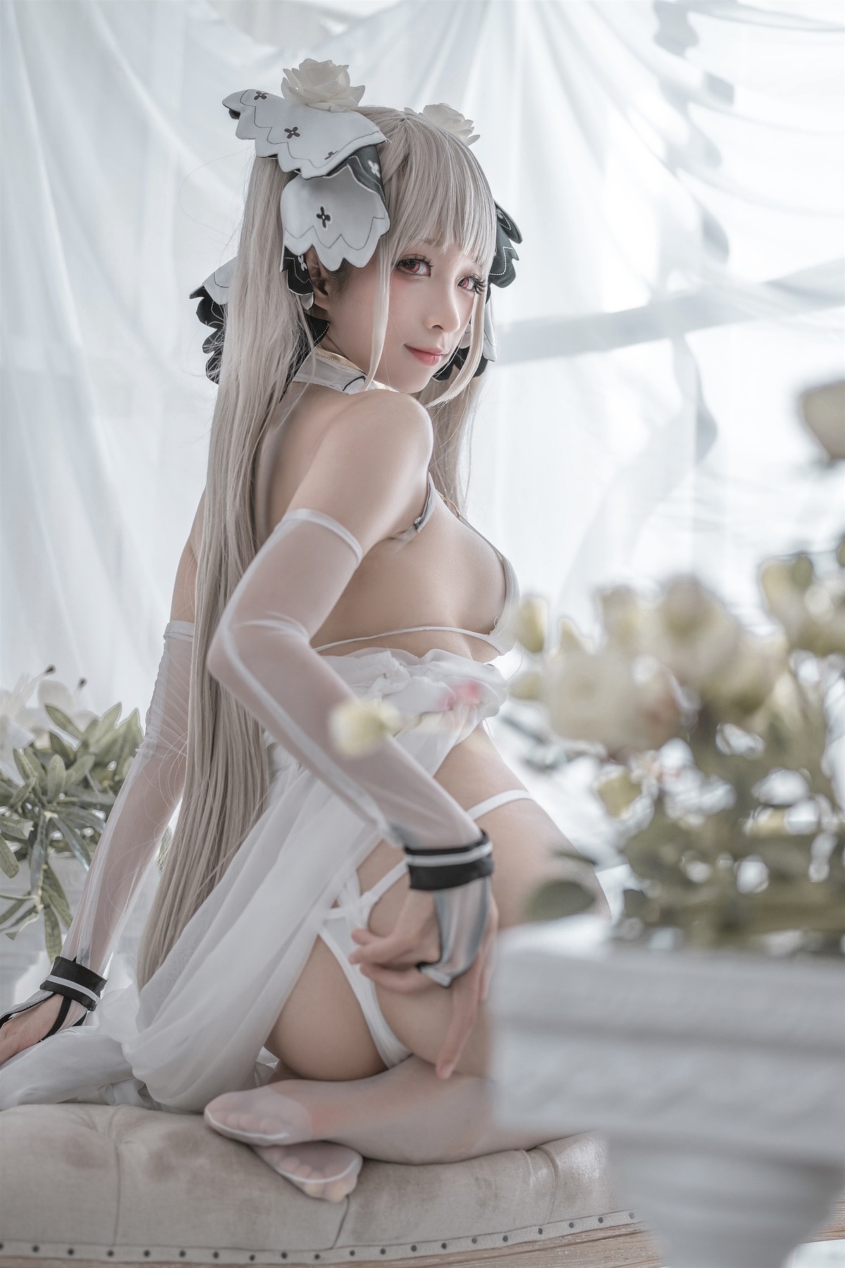 蠢沫沫 Cosplay 可畏婚纱
