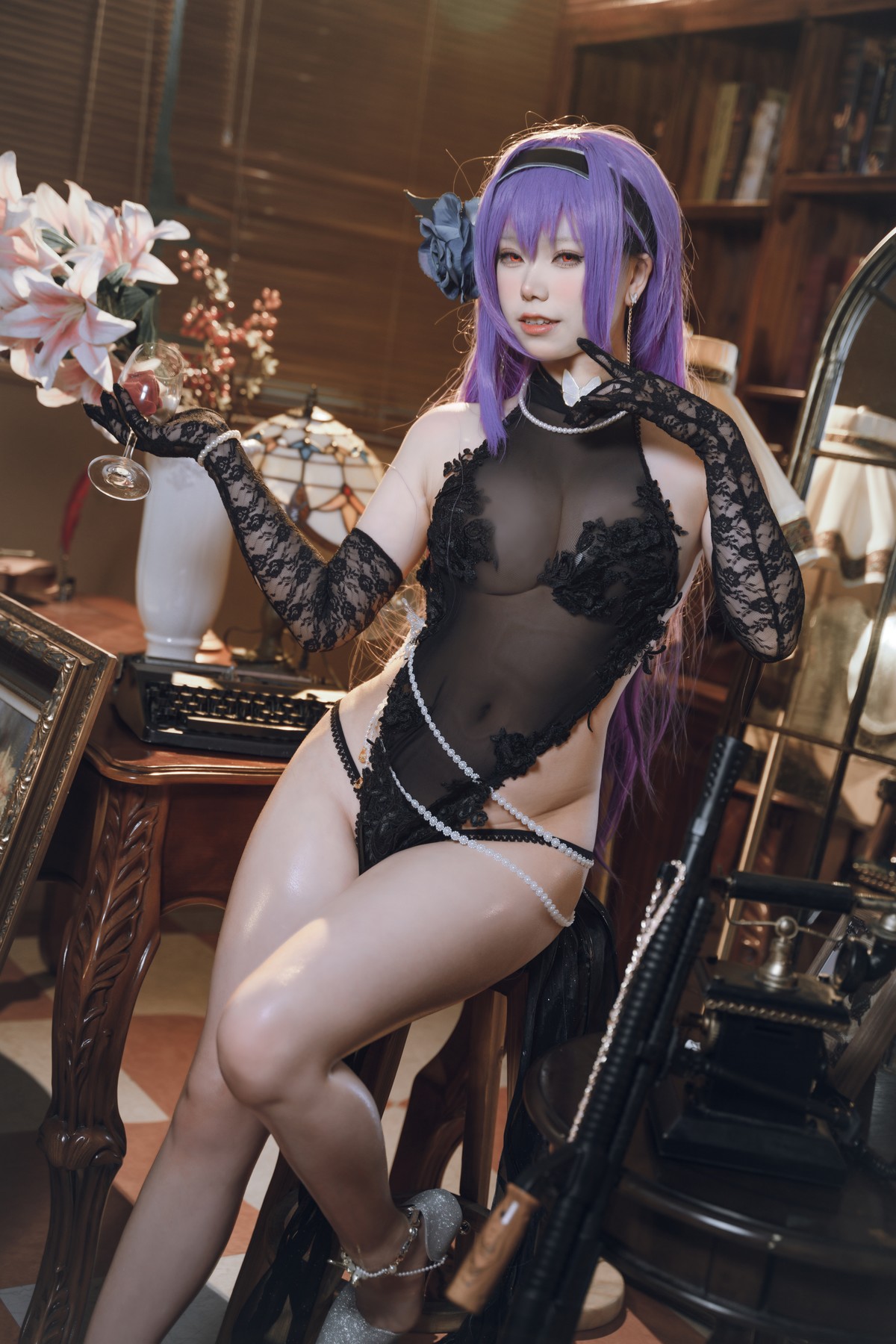 Cosplay 一北亦北 ZB-26 暗蔷摇曳