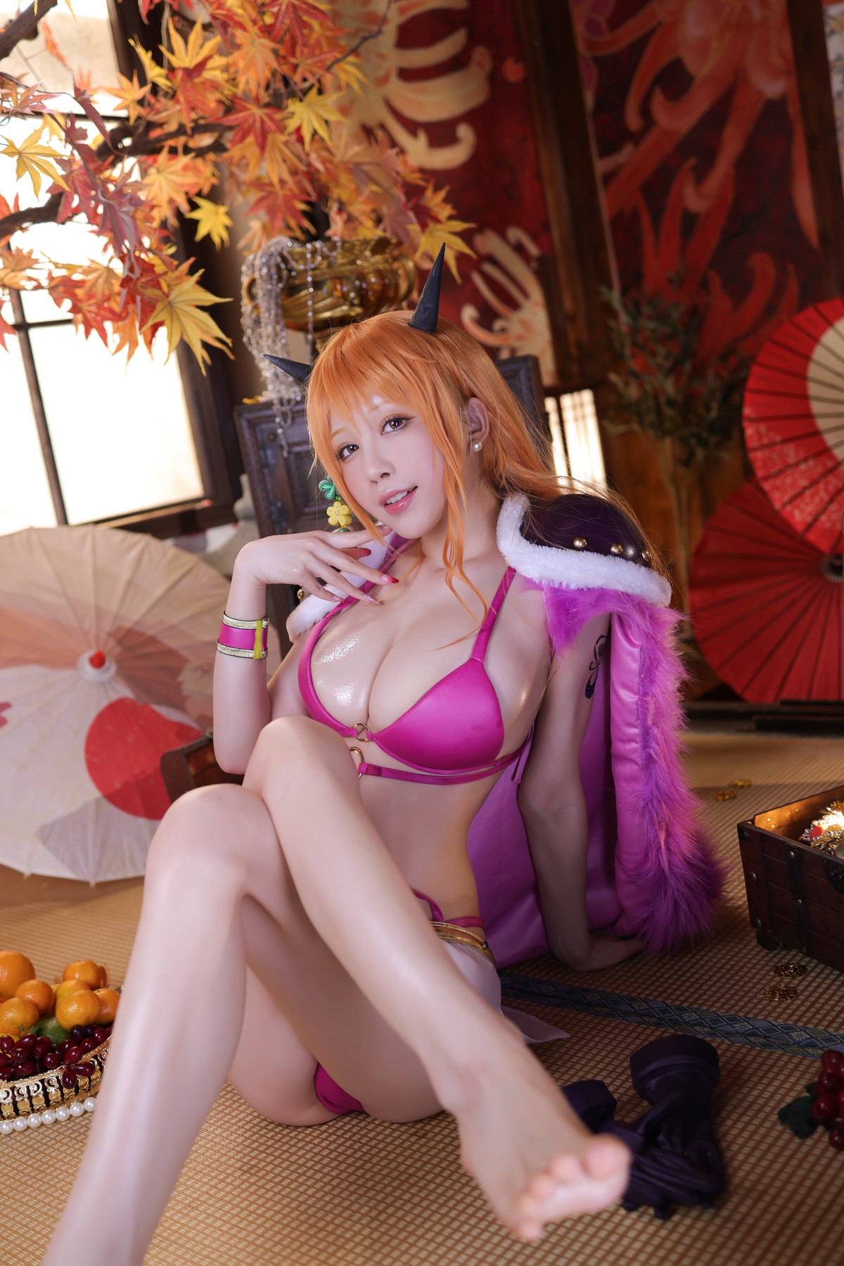 水淼aqua Cosplay 海贼王 娜美