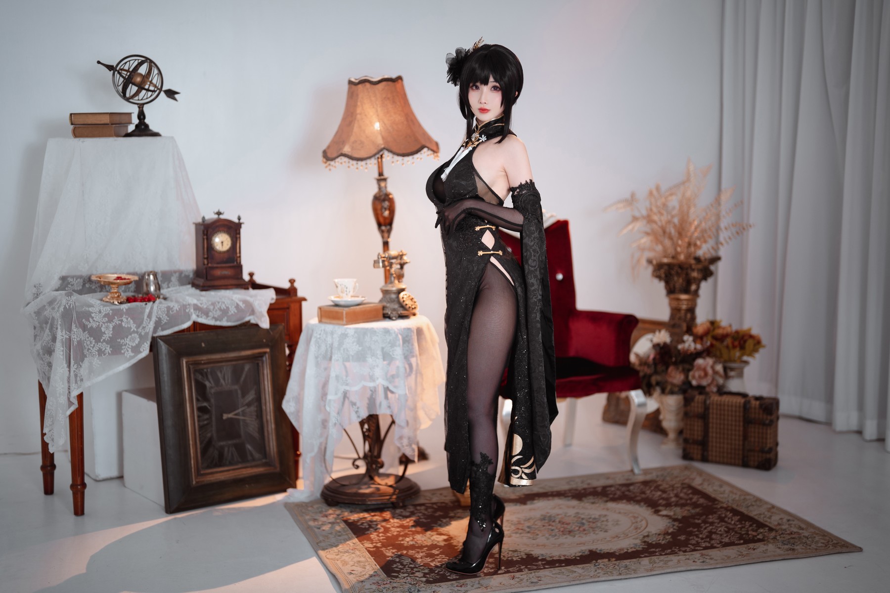 Rioko凉凉子 Cosplay 黑白镇海双人