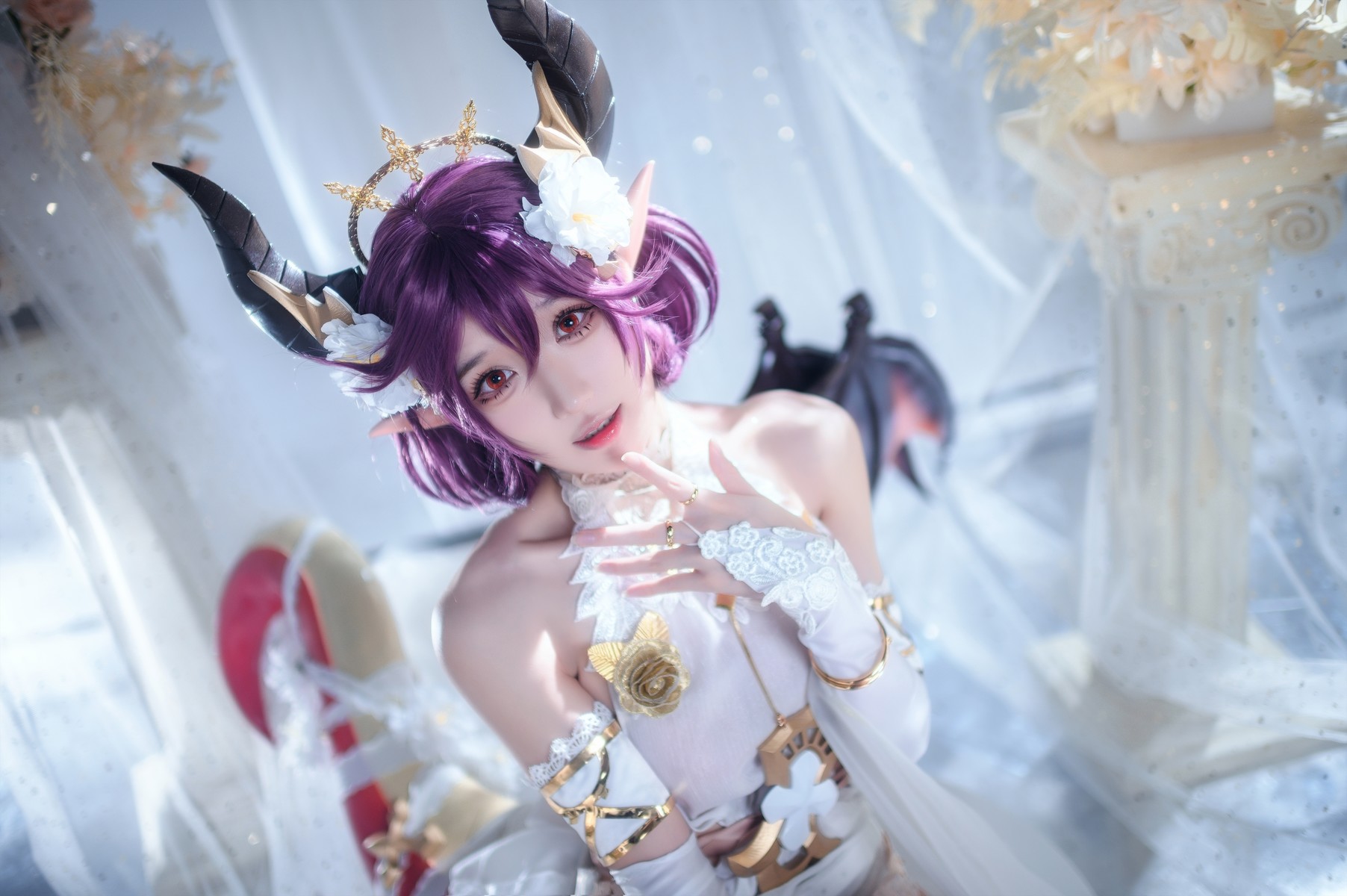阿包也是兔娘 Cosplay 碧蓝幻想古蕾娅 龙娘