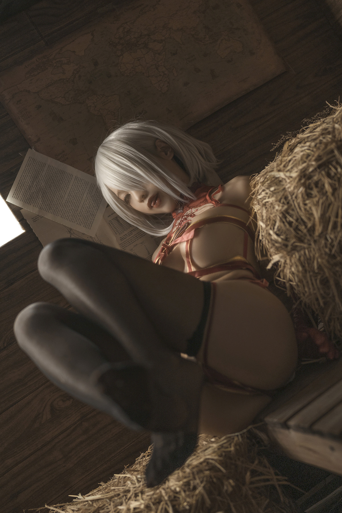 蠢沫沫 Cosplay 2B 圣诞 Christmas