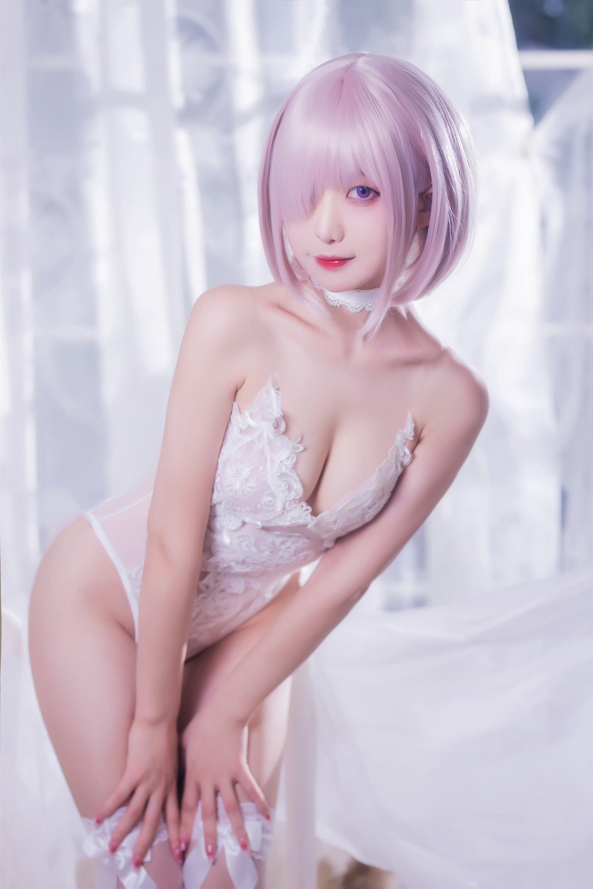 Cosplay 封疆疆 婚纱玛修 Wedding Dress