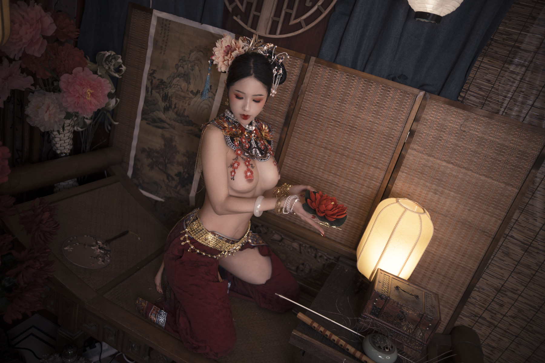 Cosplay 钛合金大粑粑 满清服饰