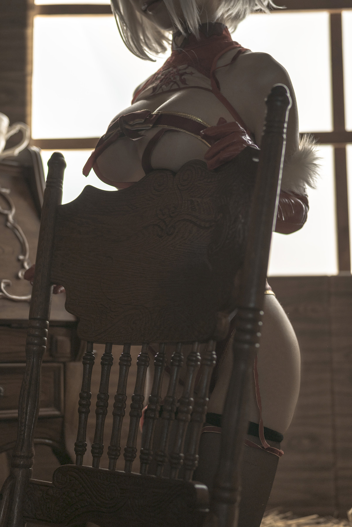 蠢沫沫 Cosplay 2B 圣诞 Christmas