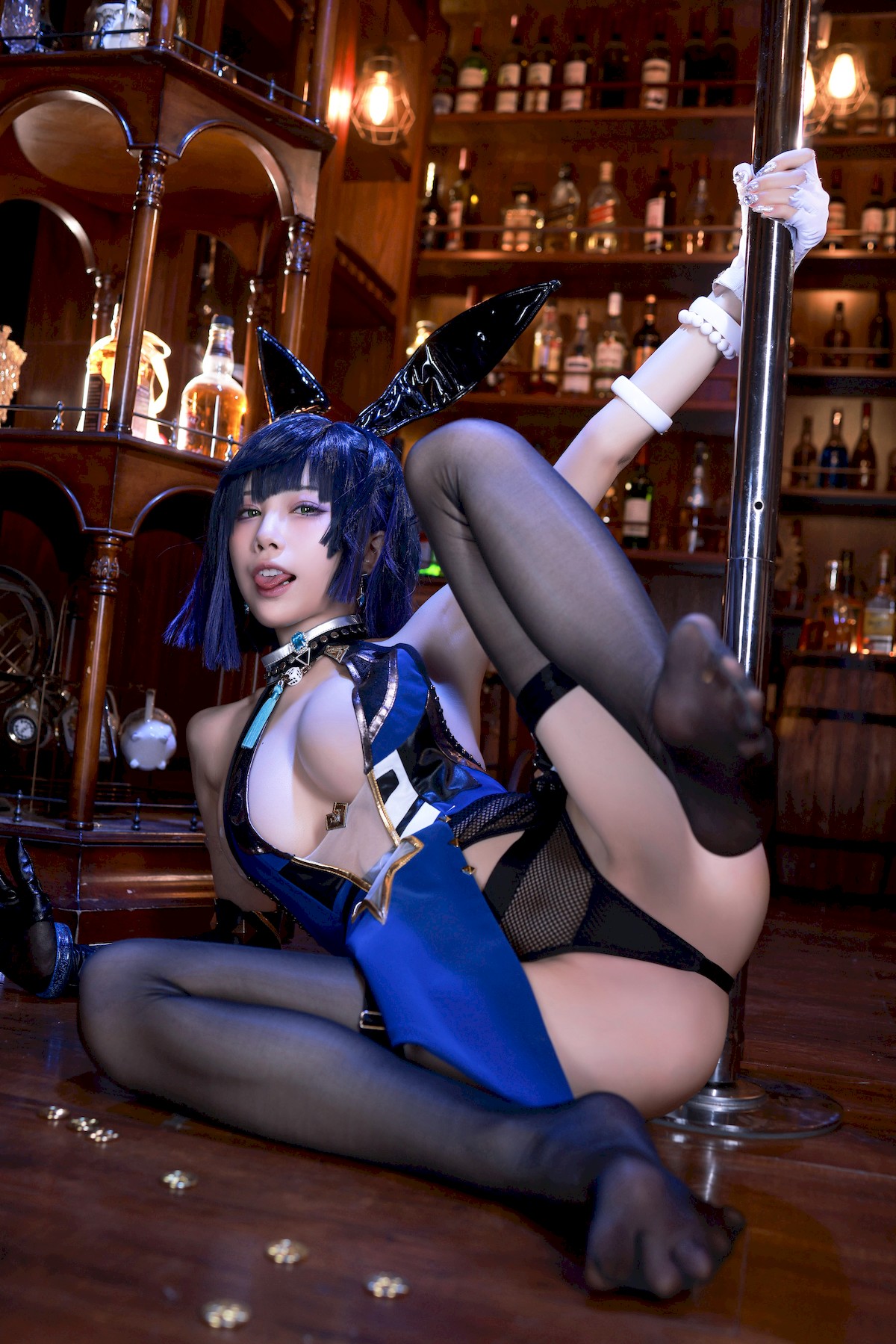 水淼aqua Cosplay 夜兰 Yelan Vol.02