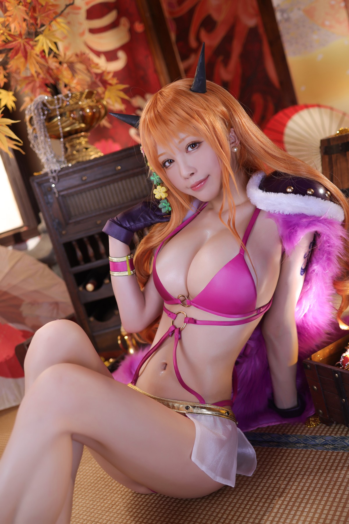 水淼aqua Cosplay 海贼王 娜美