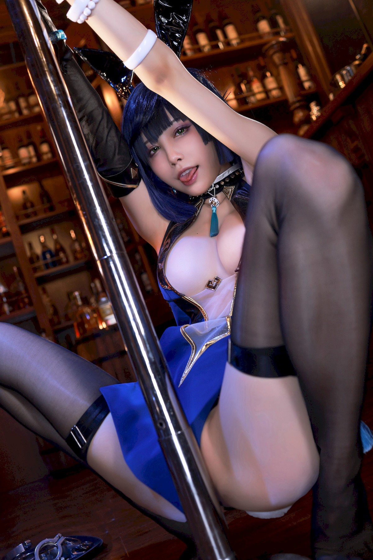 水淼aqua Cosplay 夜兰 Yelan Vol.02