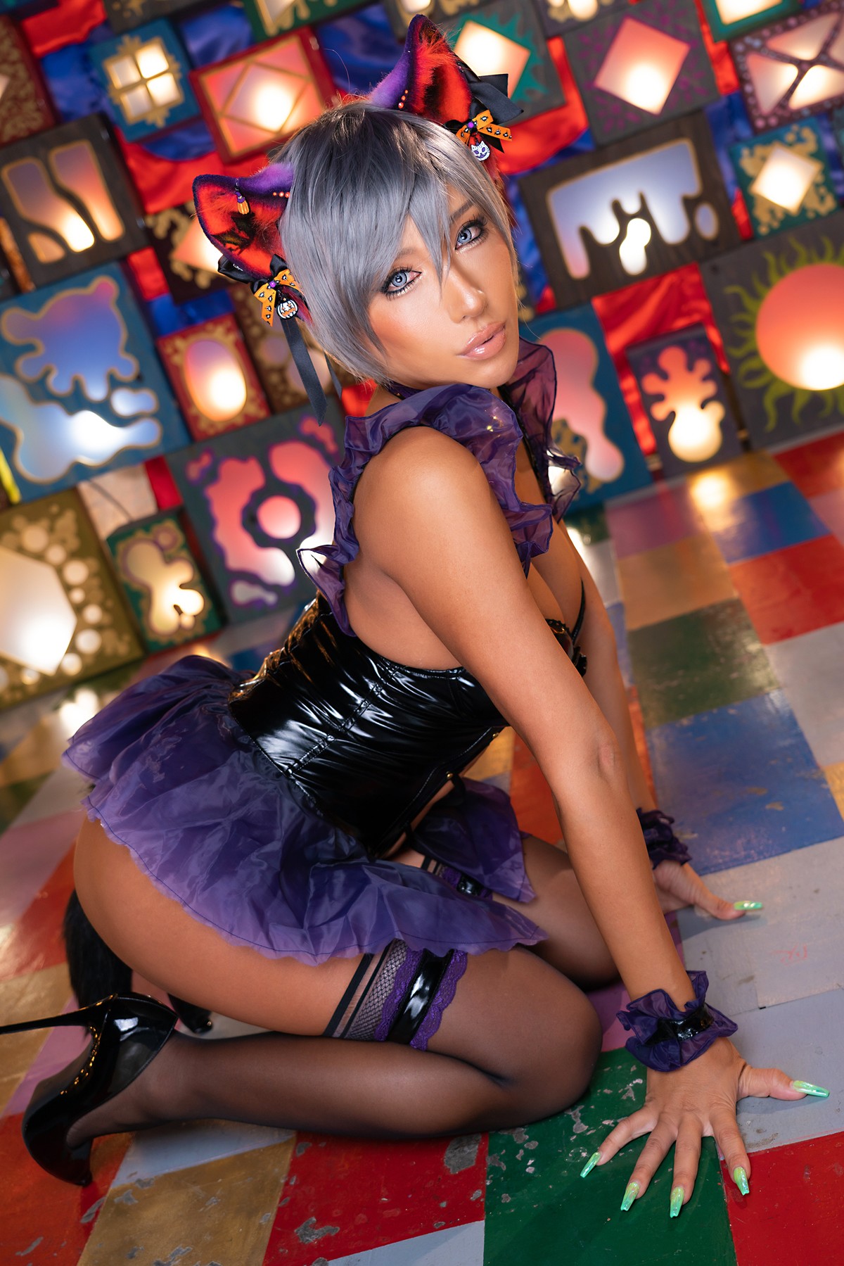 Cosplay Nonsummerjack ハロウィンキャットだにゃにゃにゃん