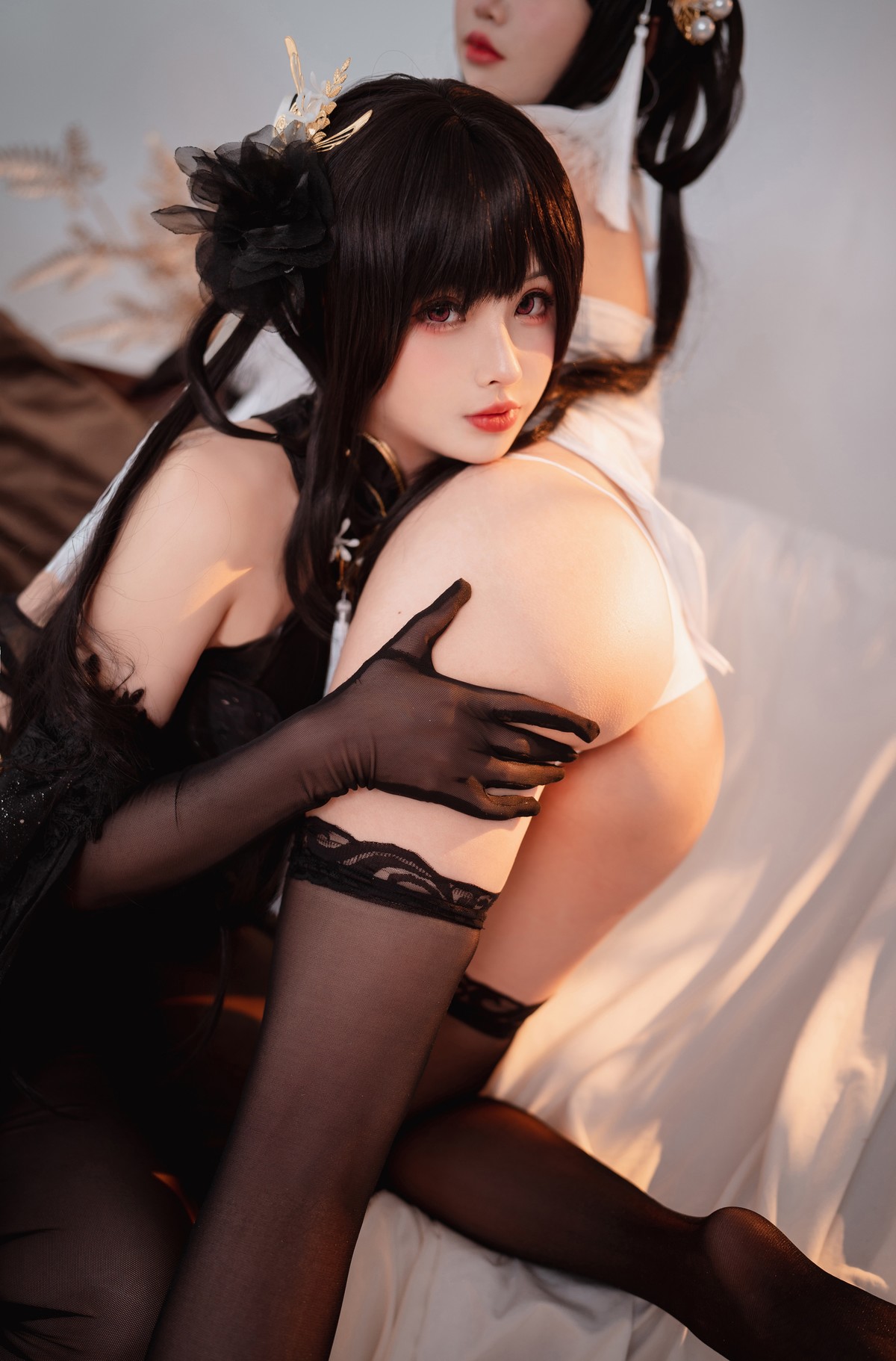 Rioko凉凉子 Cosplay 黑白镇海双人