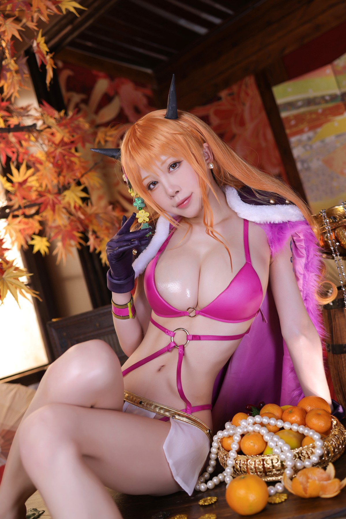 水淼aqua Cosplay 海贼王 娜美