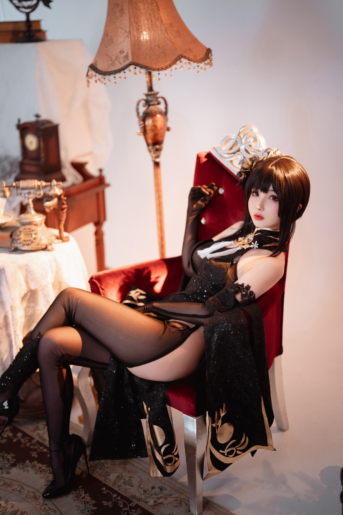 Rioko凉凉子 Cosplay 黑白镇海双人
