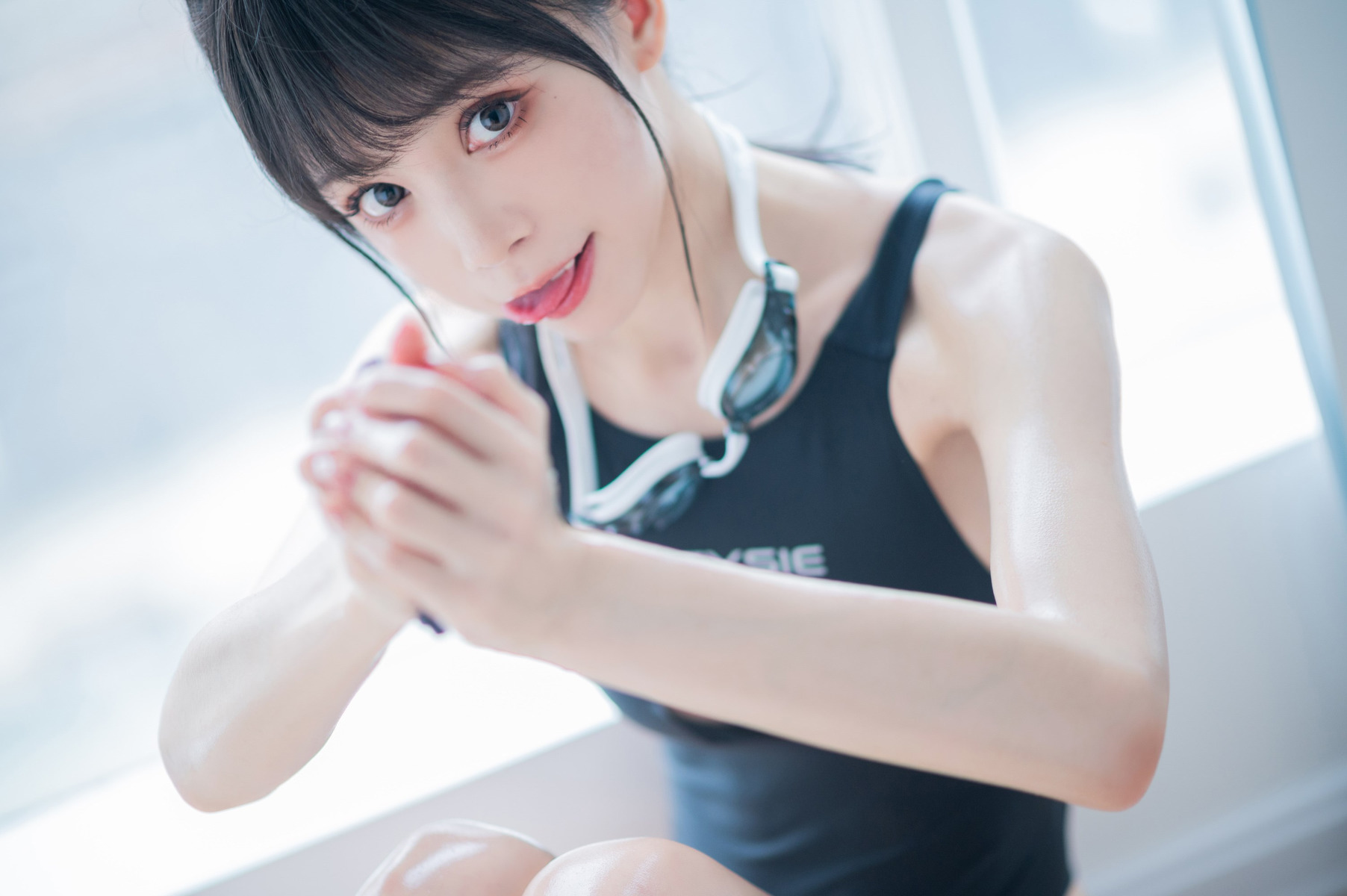 水淼aqua Cosplay 竞技泳装