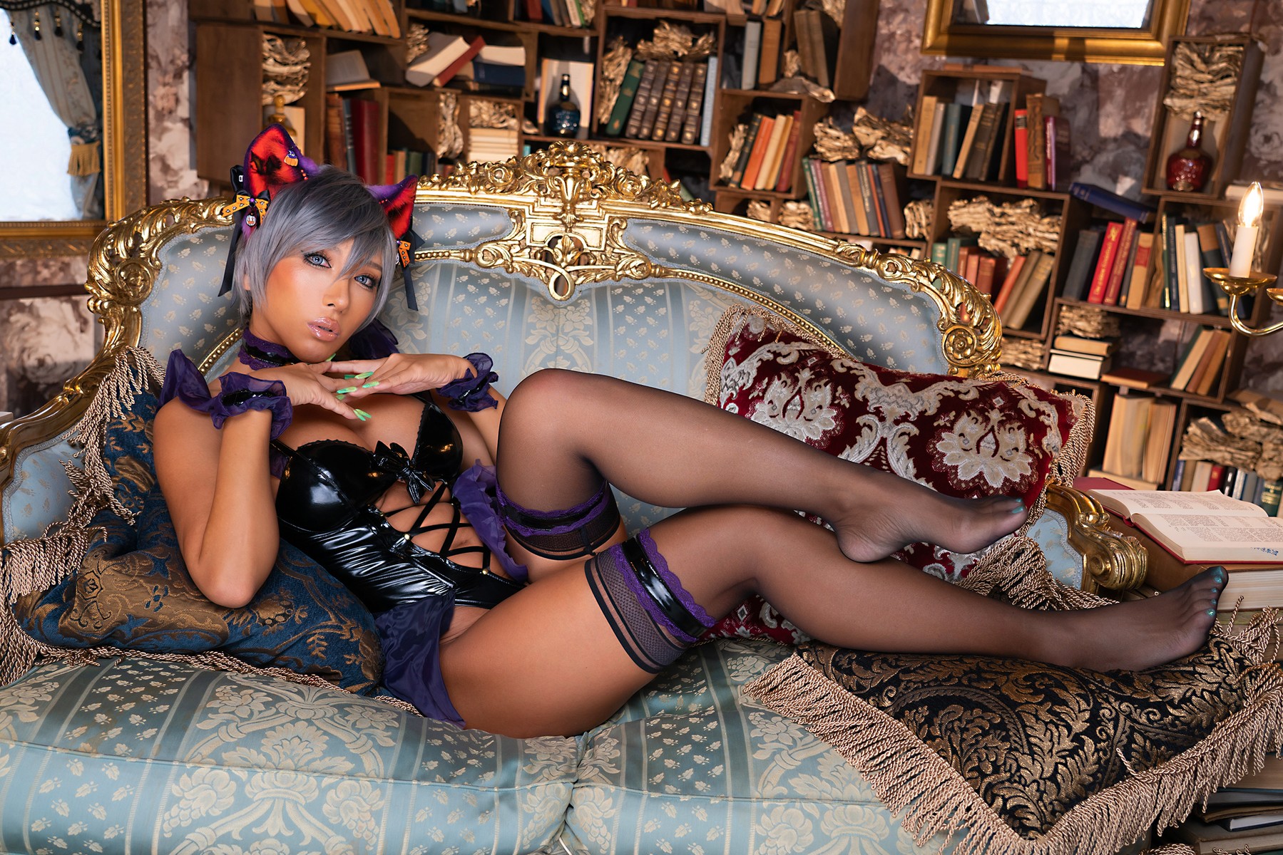 Cosplay Nonsummerjack ハロウィンキャットだにゃにゃにゃん