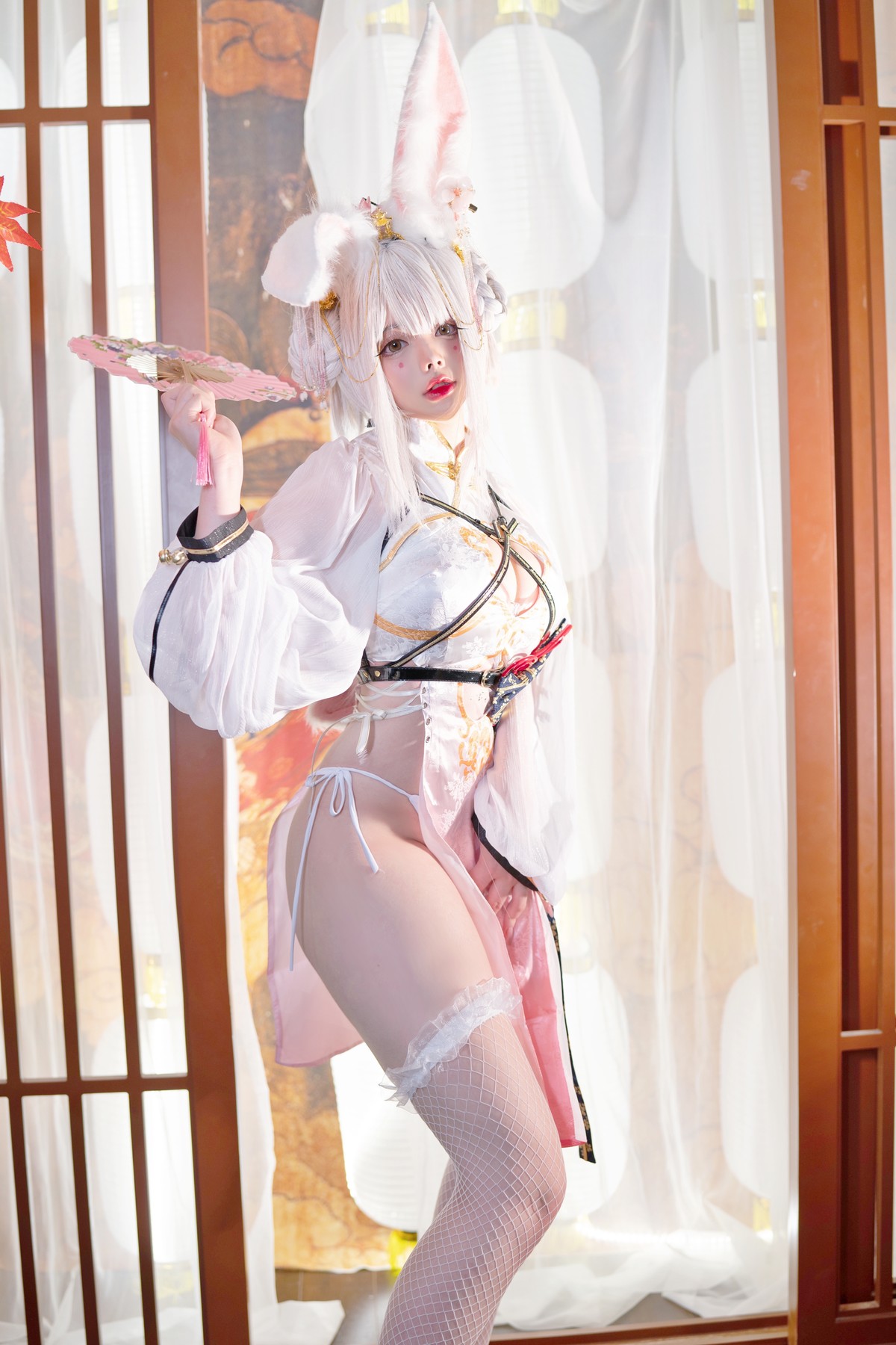 NinJA阿寨寨 Cosplay 肉肉大白兔