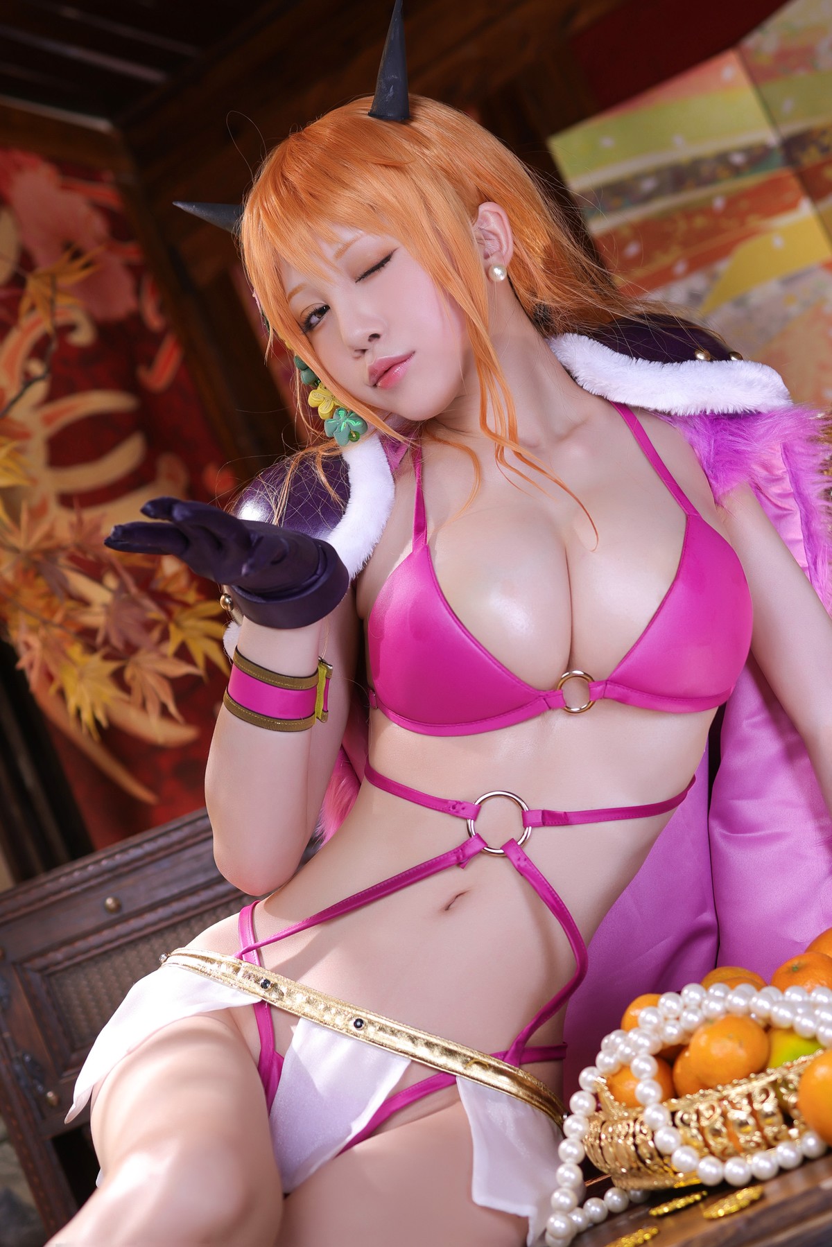 水淼aqua Cosplay 海贼王 娜美