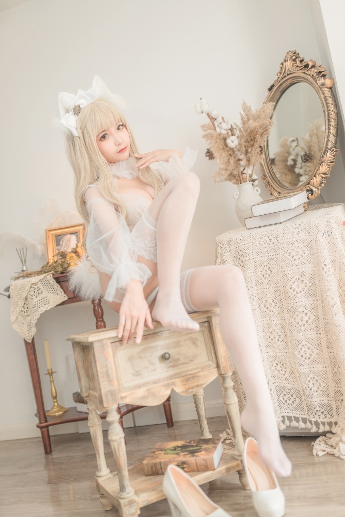 Cosplay 蠢沫沫 Chunmomo 白猫