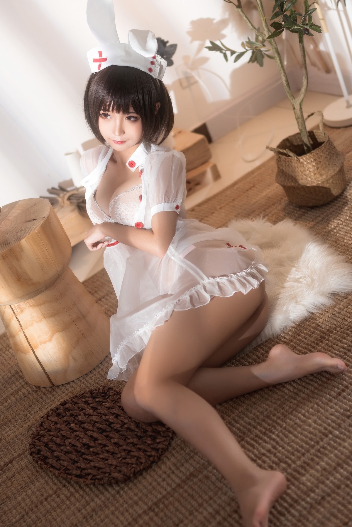 Cosplay 蠢沫沫 Chunmomo 透明护士