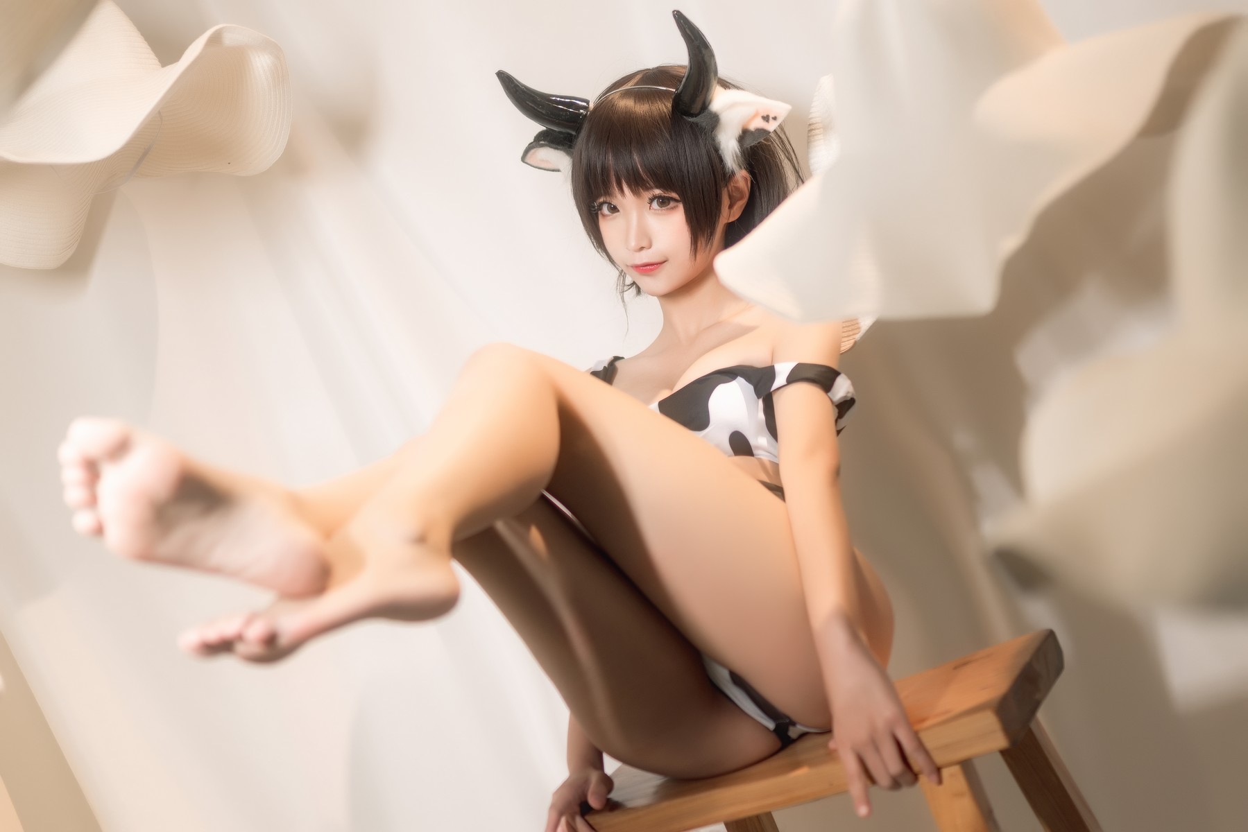 Cosplay 蠢沫沫 Chunmomo 花花牛