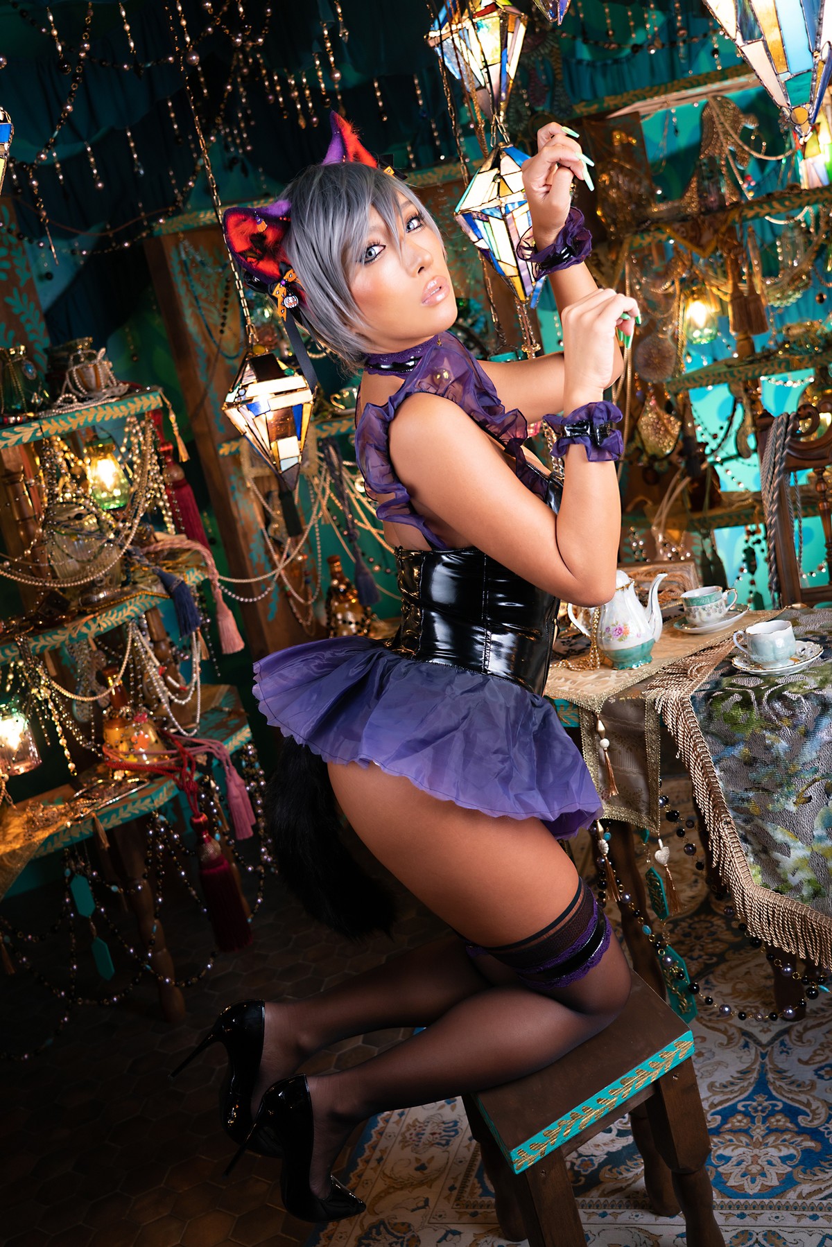 Cosplay Nonsummerjack ハロウィンキャットだにゃにゃにゃん