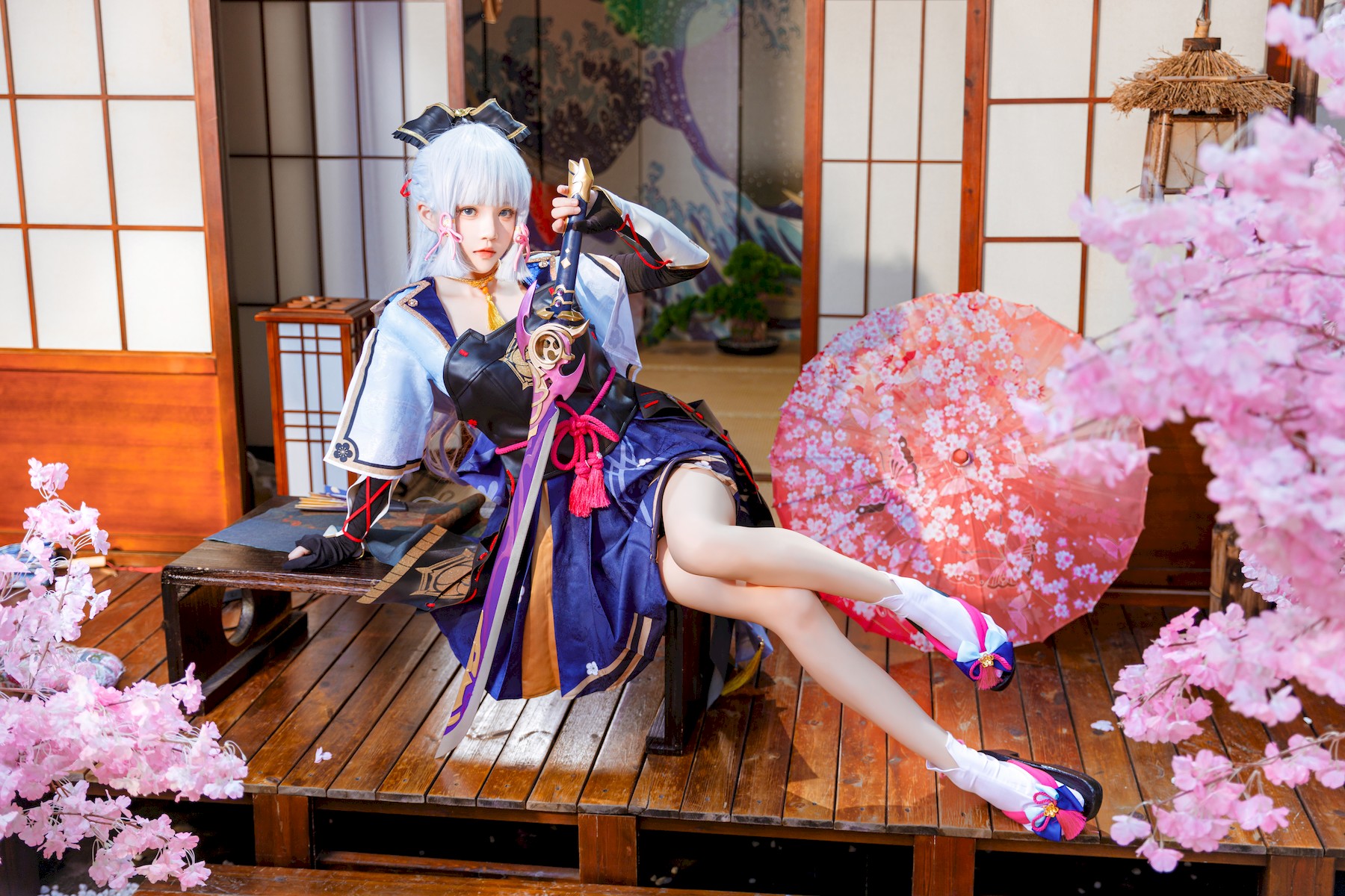 Cosplay 桜桃喵 神里绫华 Ayaka Kamisato