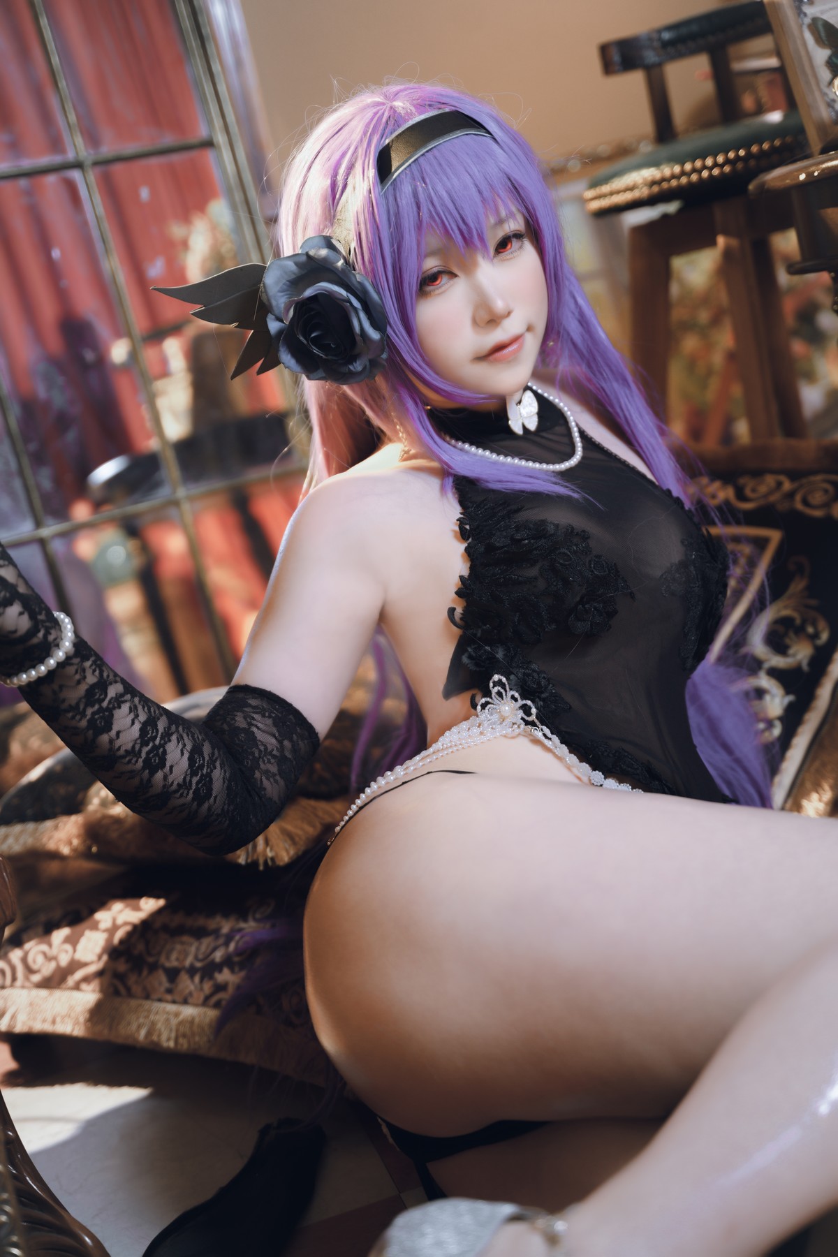 Cosplay 一北亦北 ZB-26 暗蔷摇曳