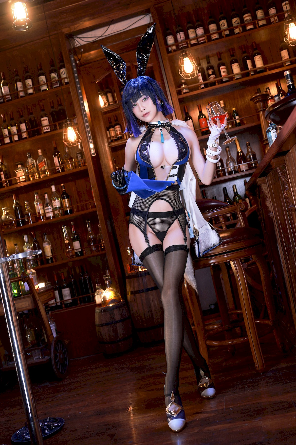 水淼aqua Cosplay 夜兰 Yelan Vol.02