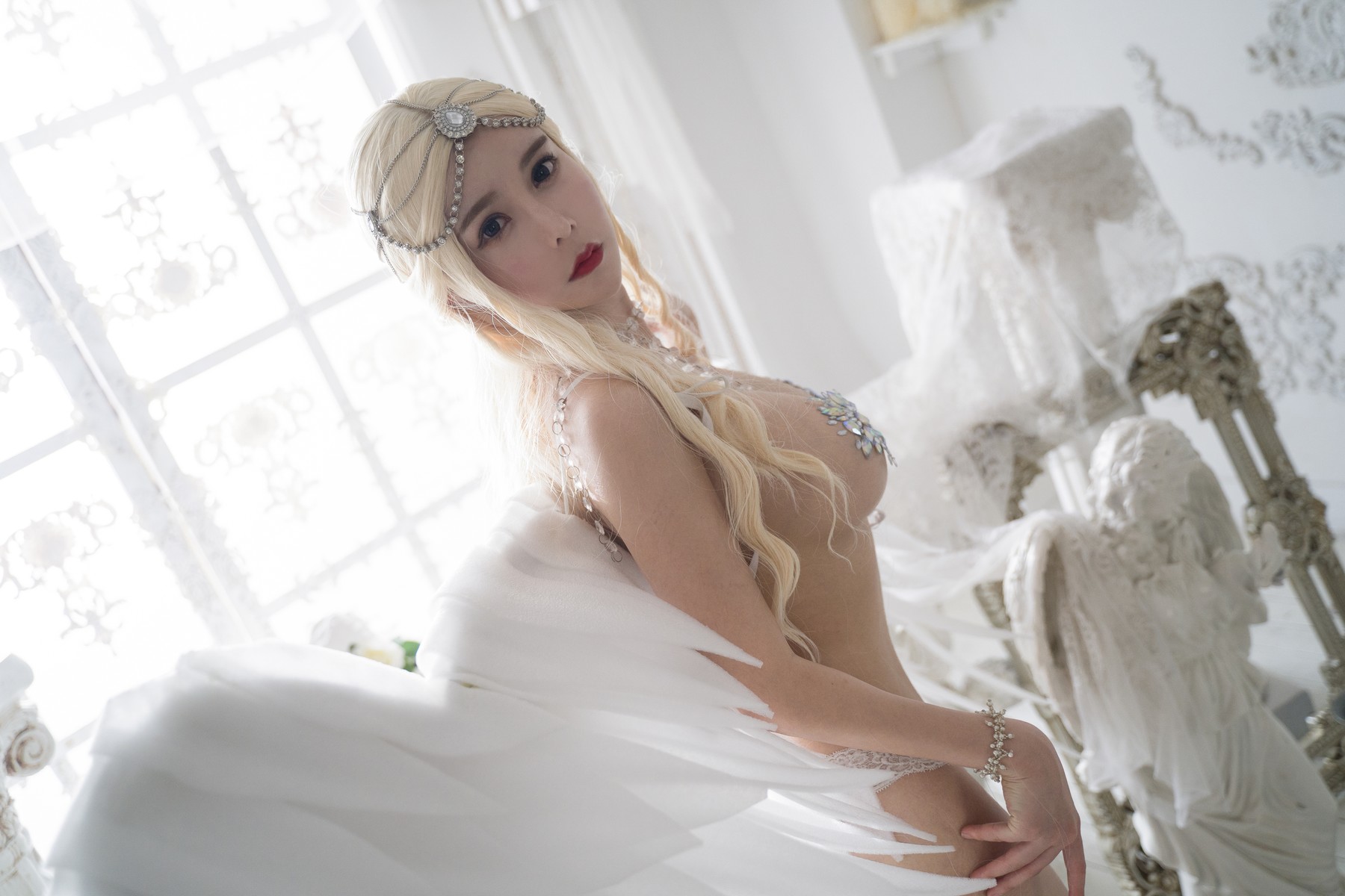 Cosplay 亚马逊鲶鱼 天使