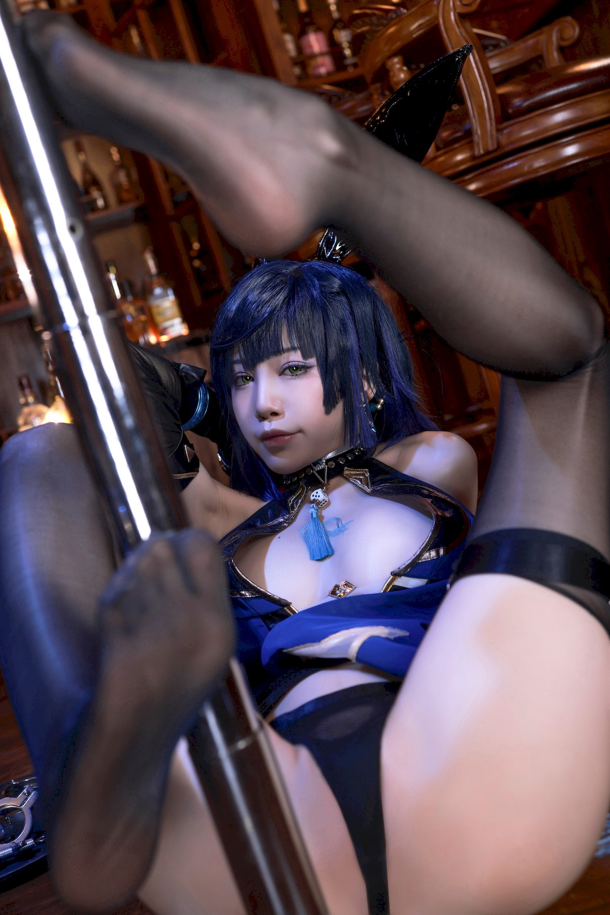 水淼aqua Cosplay 夜兰 Yelan Vol.02