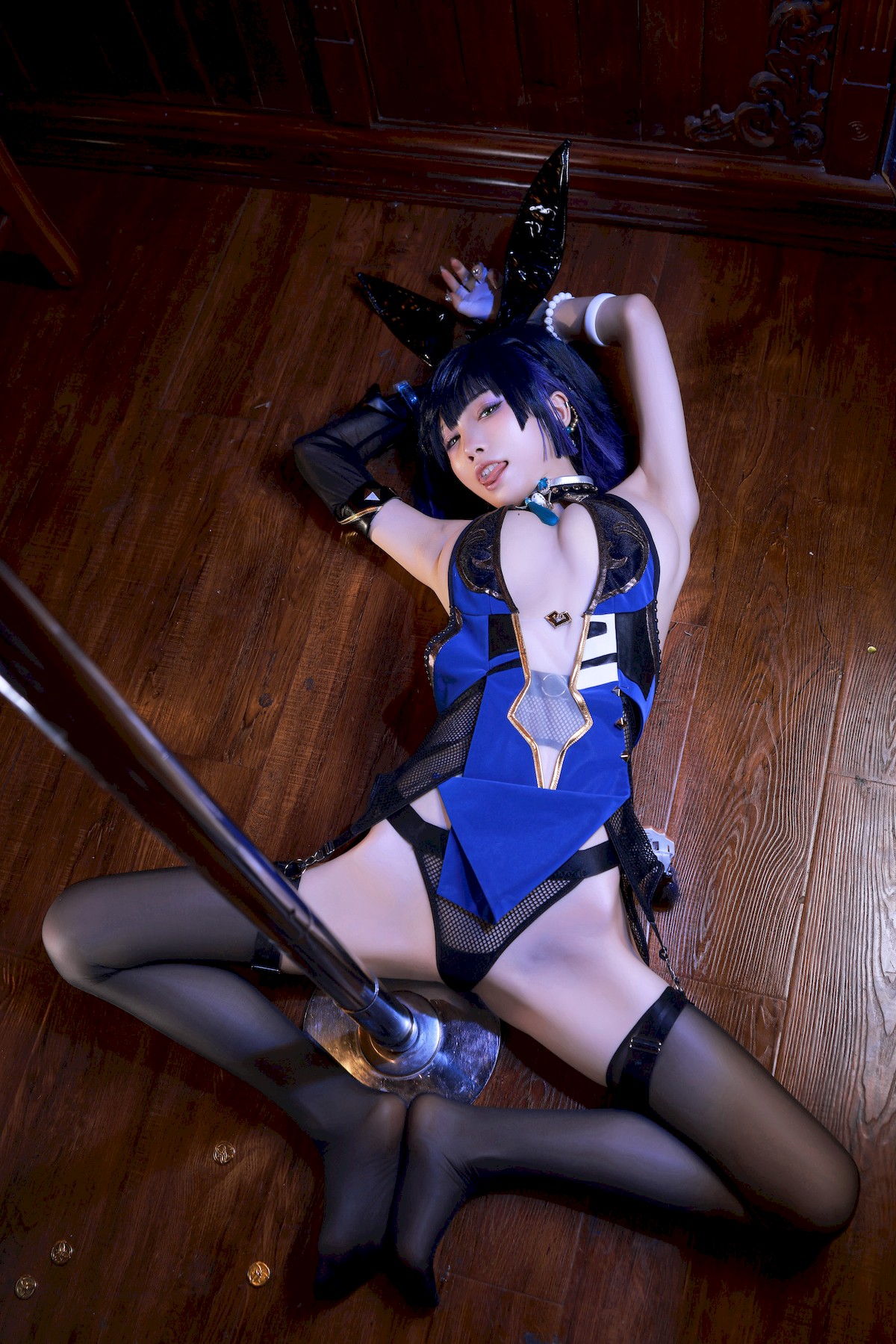 水淼aqua Cosplay 夜兰 Yelan Vol.02