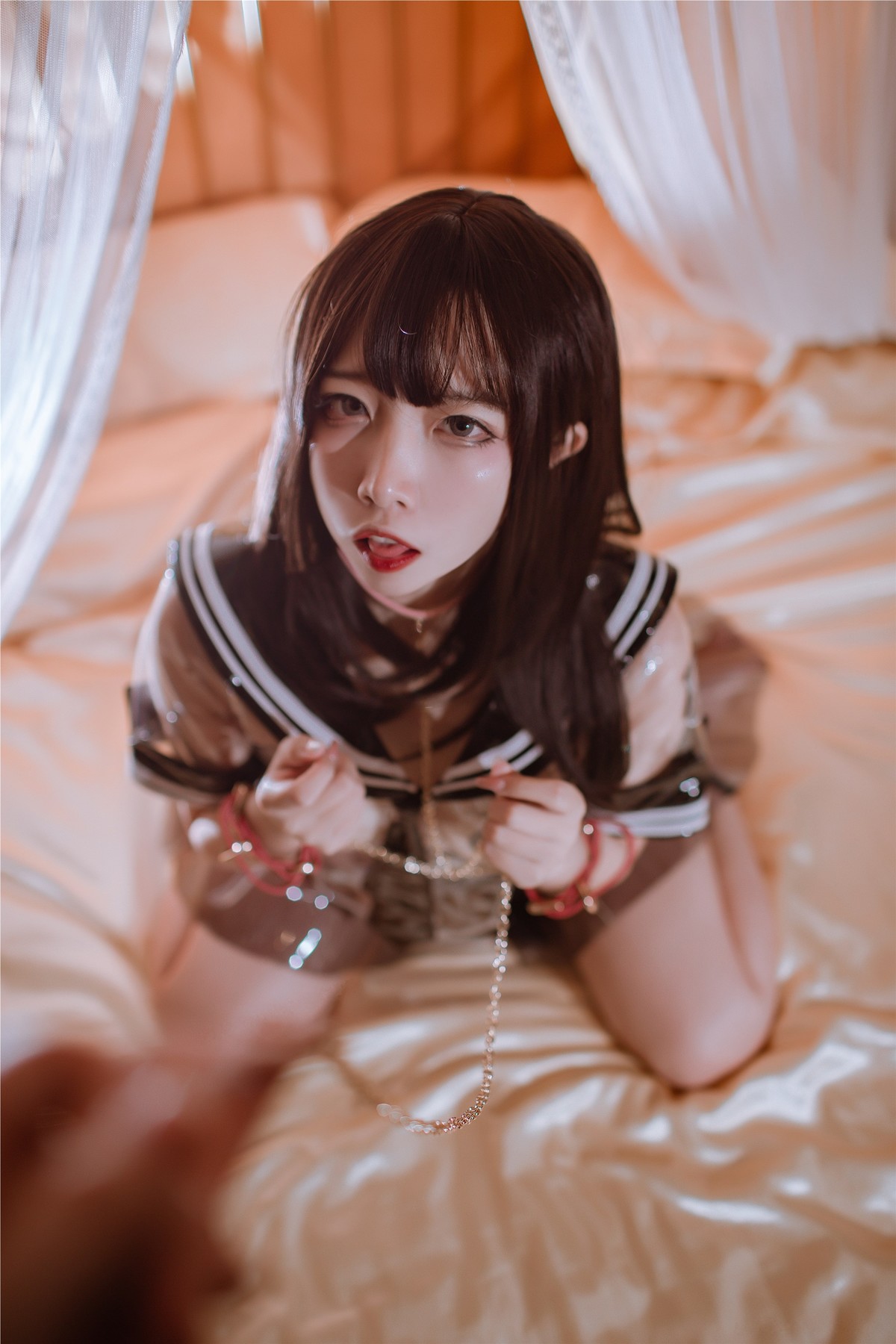 Cosplay 二佐Nisa 透明JK
