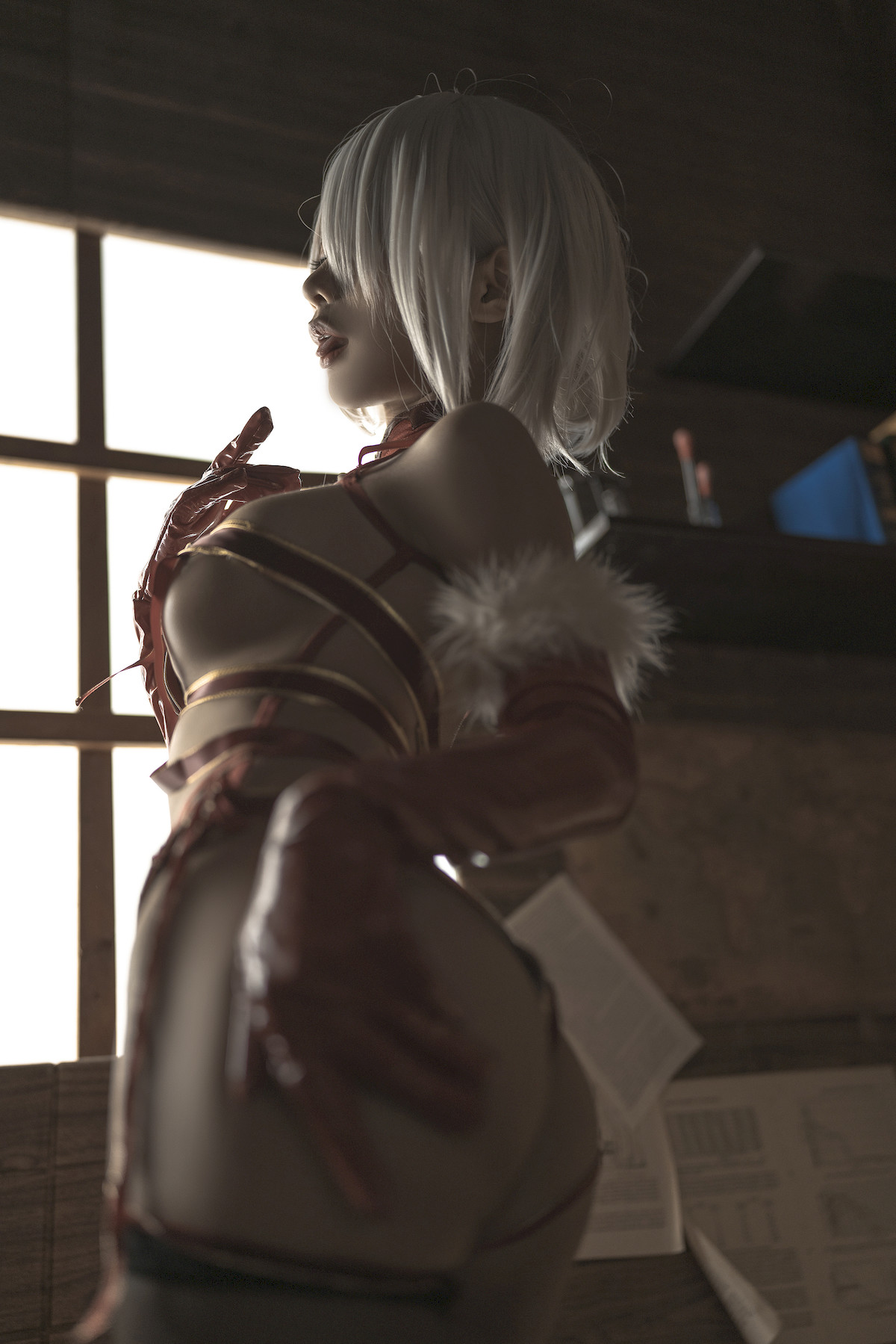 蠢沫沫 Cosplay 2B 圣诞 Christmas