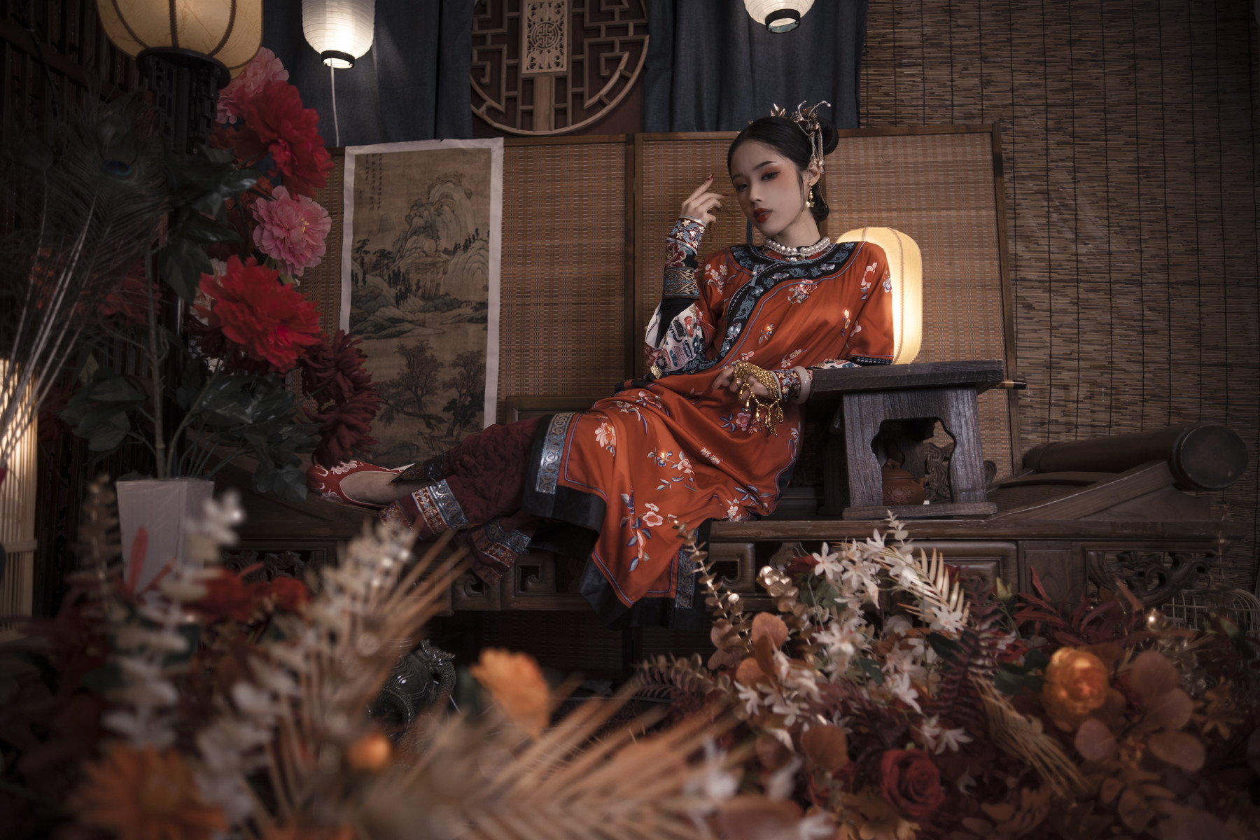 Cosplay 钛合金大粑粑 满清服饰