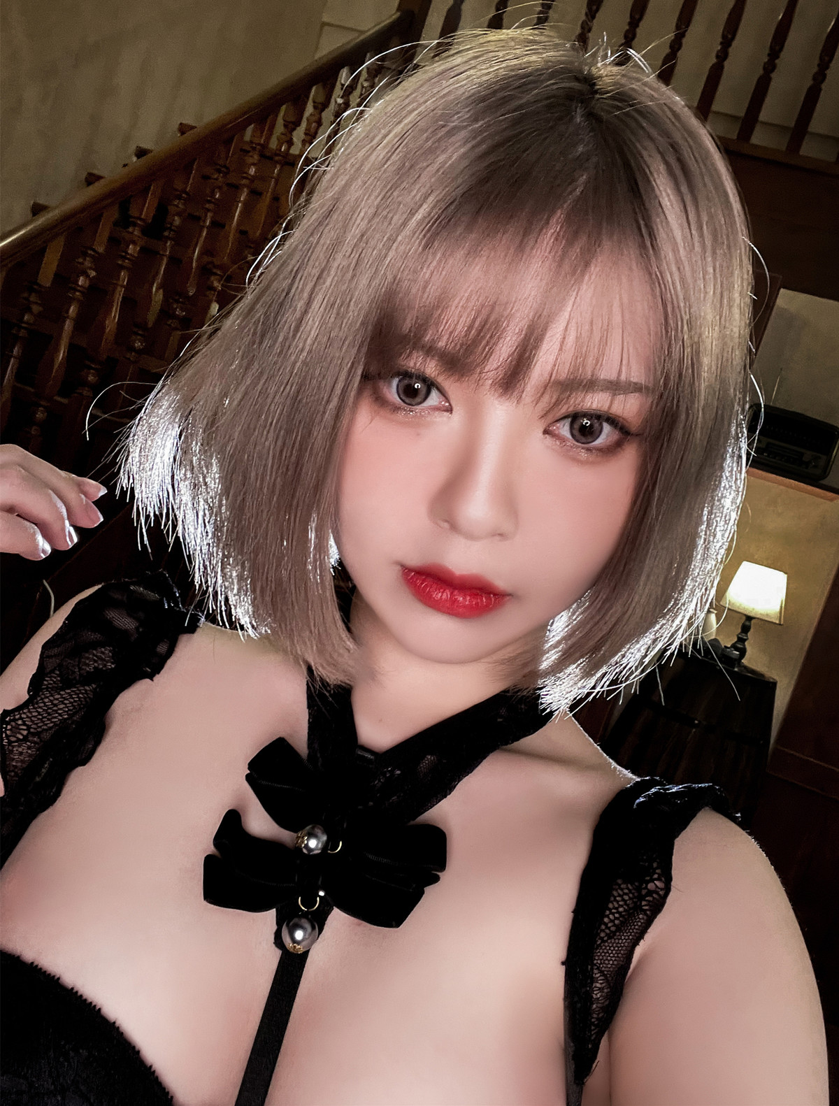 Cosplay 半半子 今日は黑