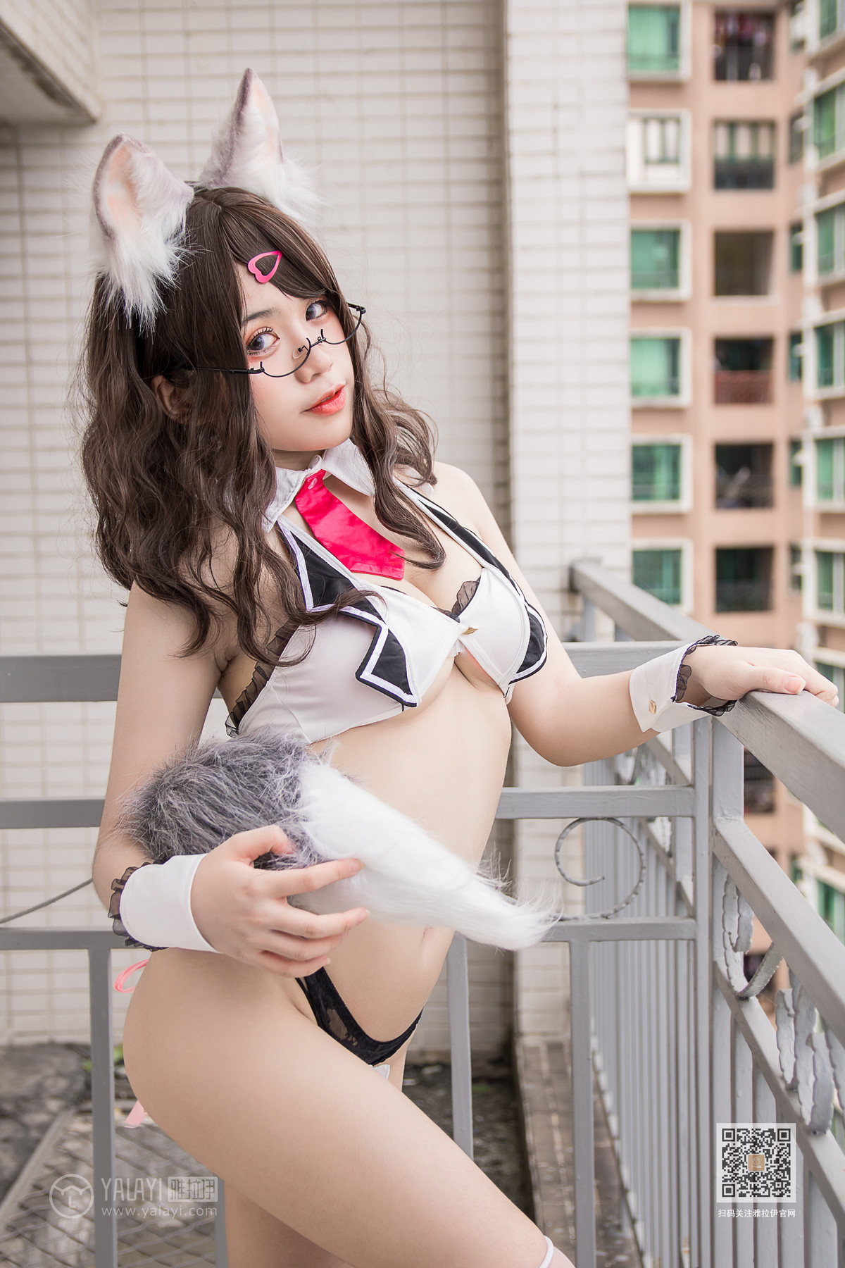 Cosplay 一笑芳香沁 狐耳内衣