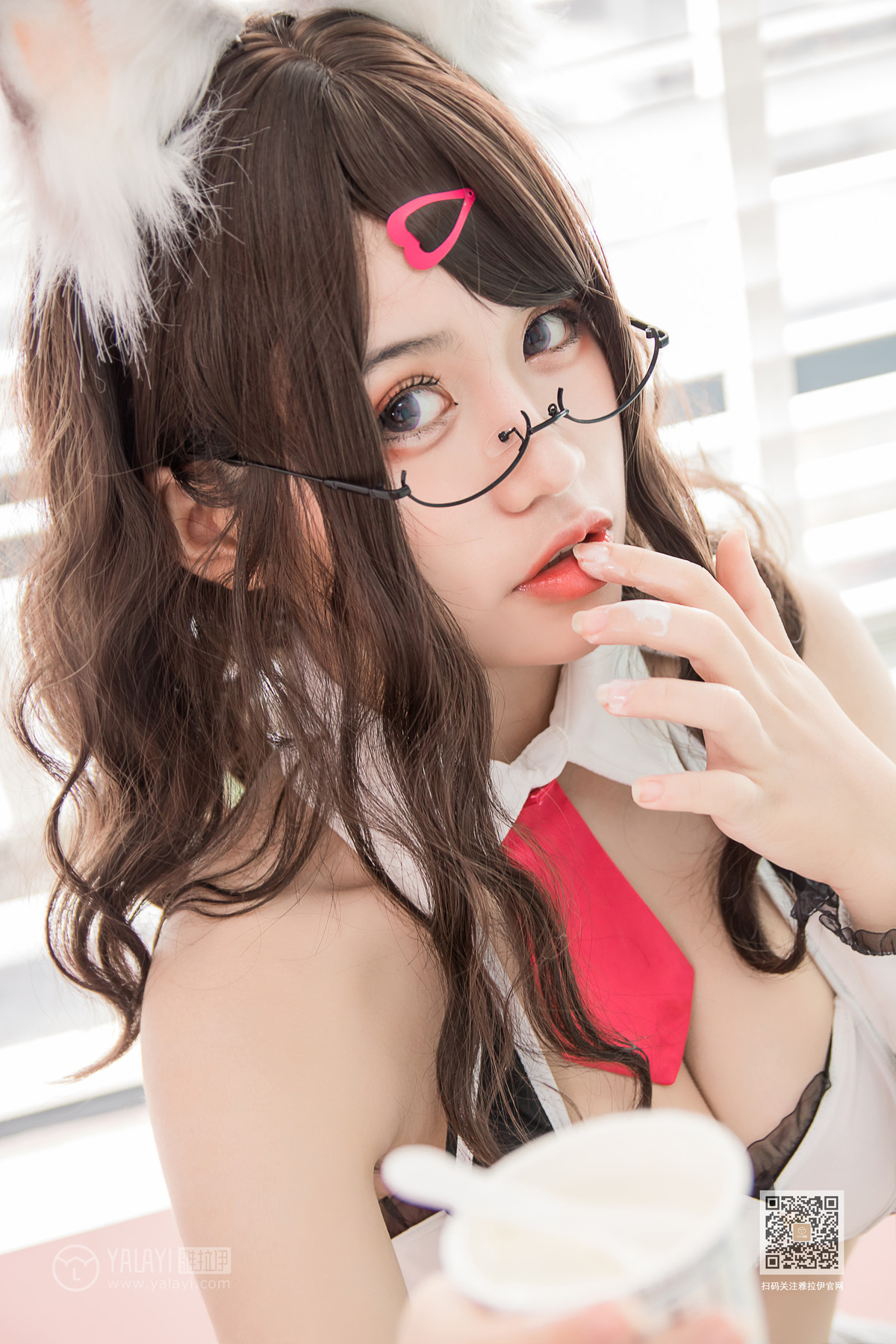 Cosplay 一笑芳香沁 狐耳内衣