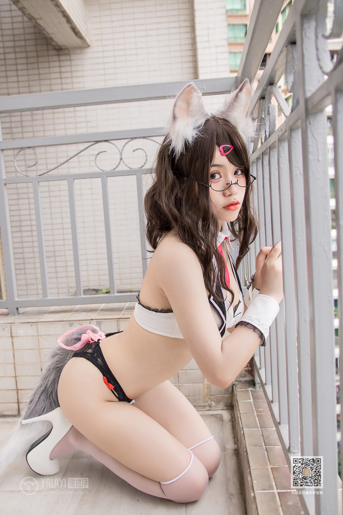 Cosplay 一笑芳香沁 狐耳内衣