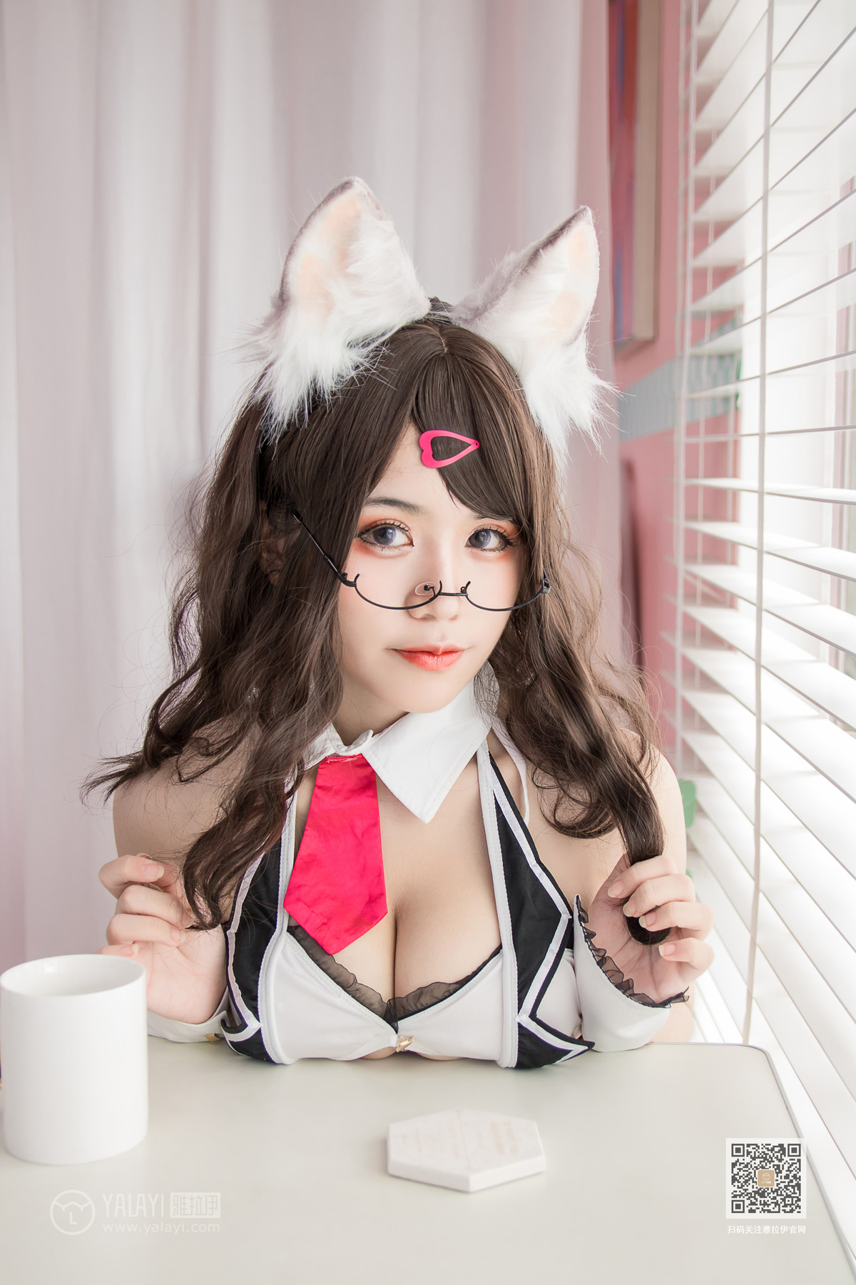 Cosplay 一笑芳香沁 狐耳内衣