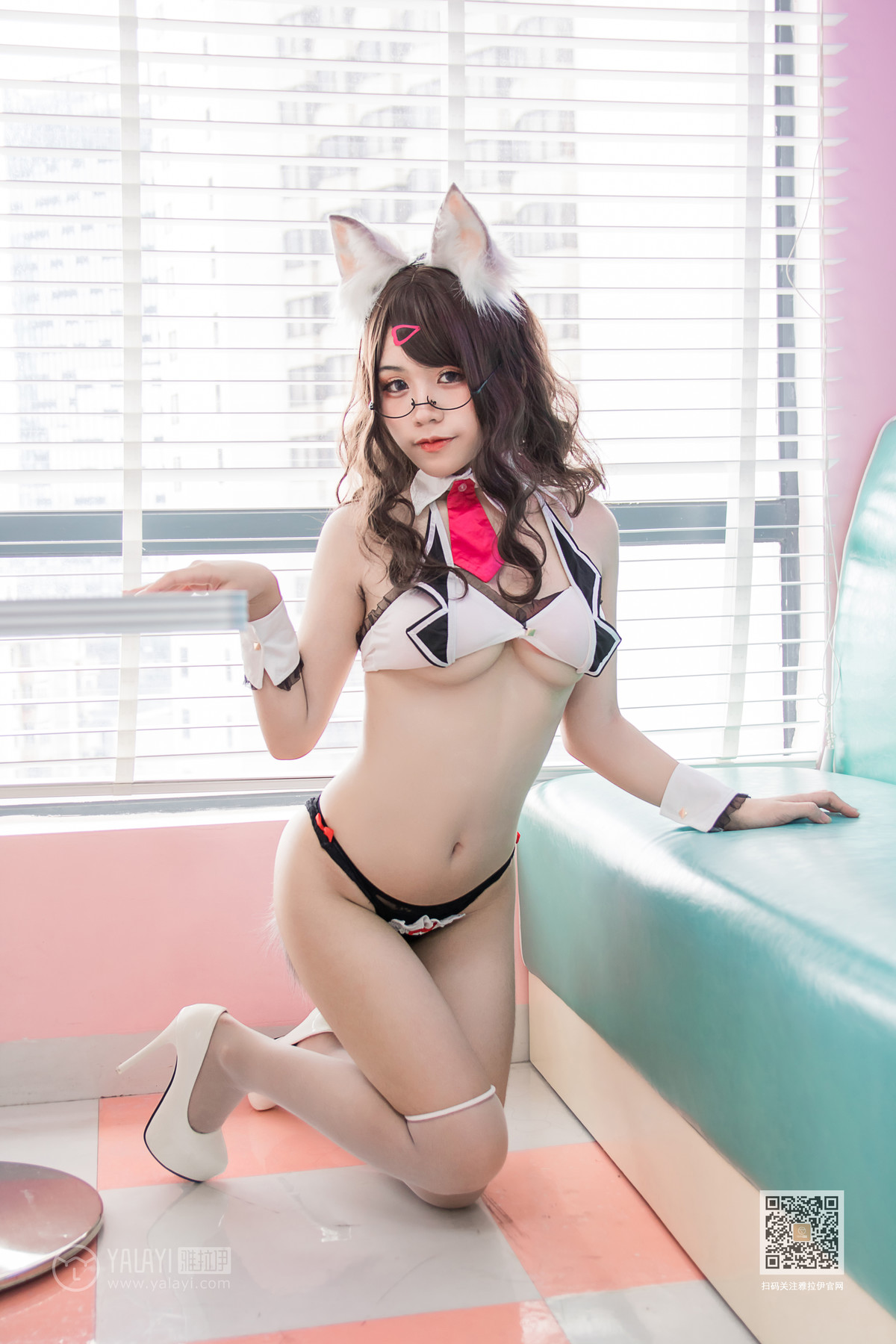 Cosplay 一笑芳香沁 狐耳内衣