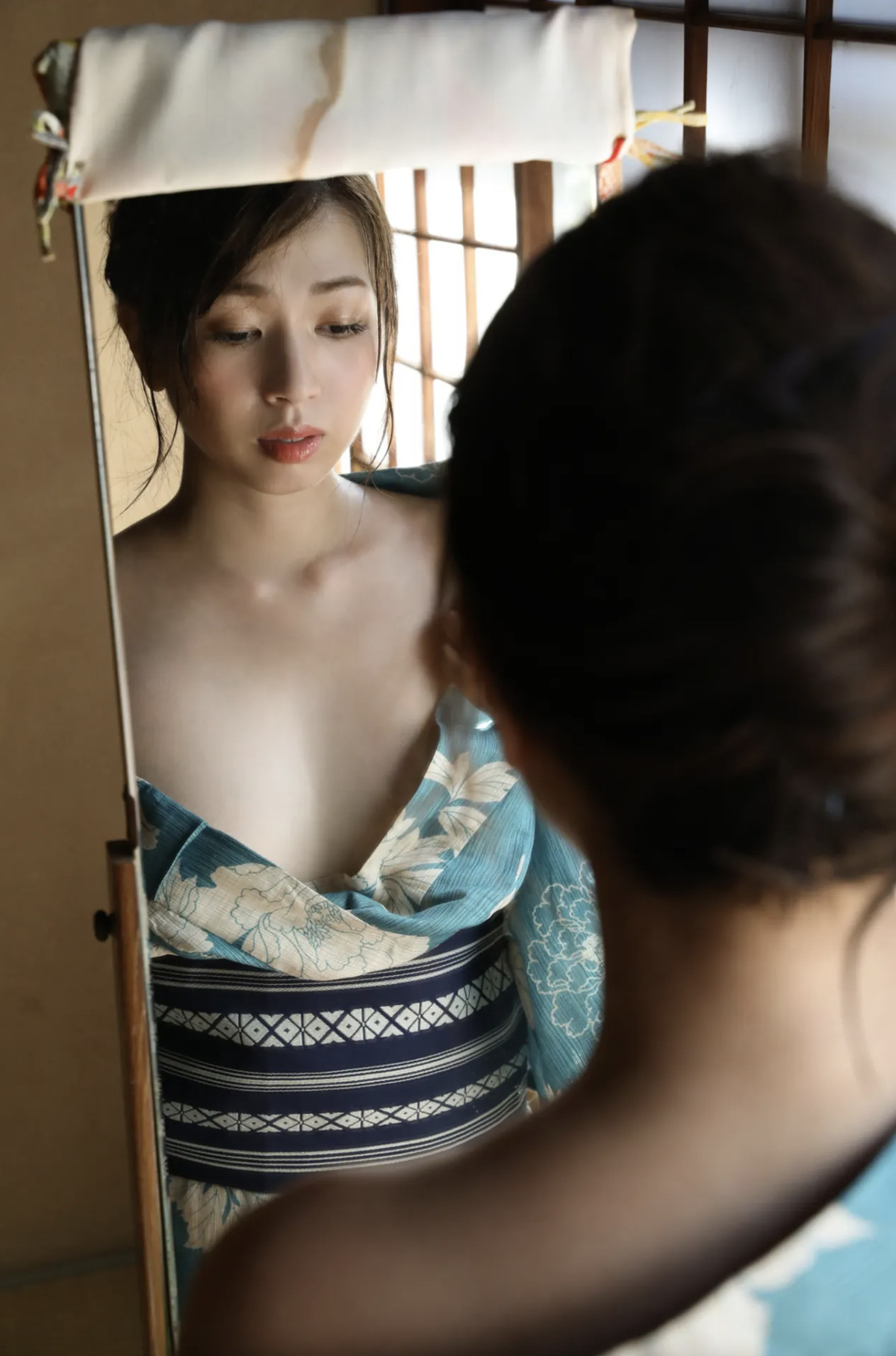 Kayo Sugimoto 杉本佳代, ＦＲＩＤＡＹデジタル写真集 「東海No.1巨乳キャスター Ｇカップ乳初ヌード」 Set.03