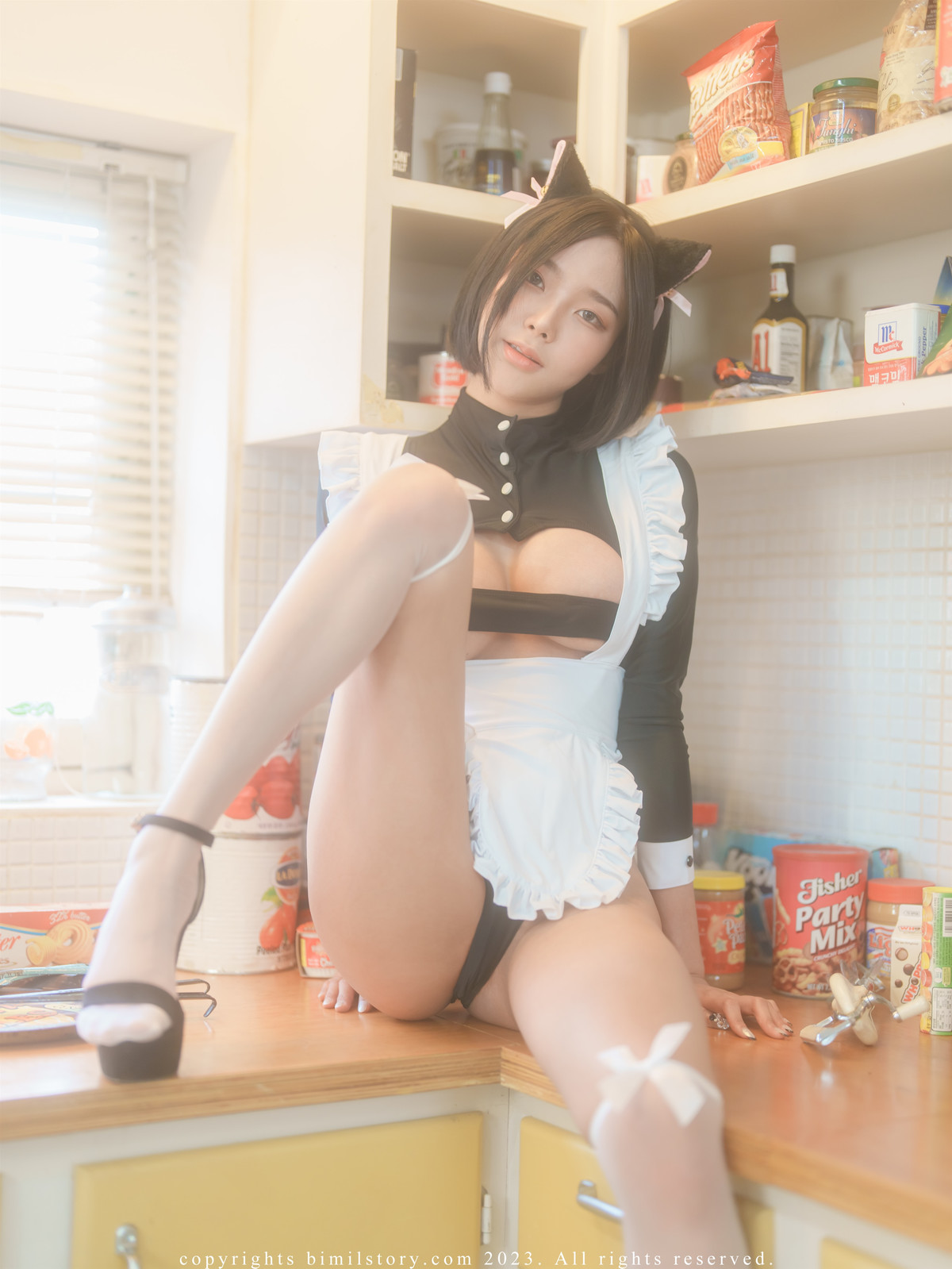 Mina 민아, [Bimilstory] Black Cat Mina Set.01