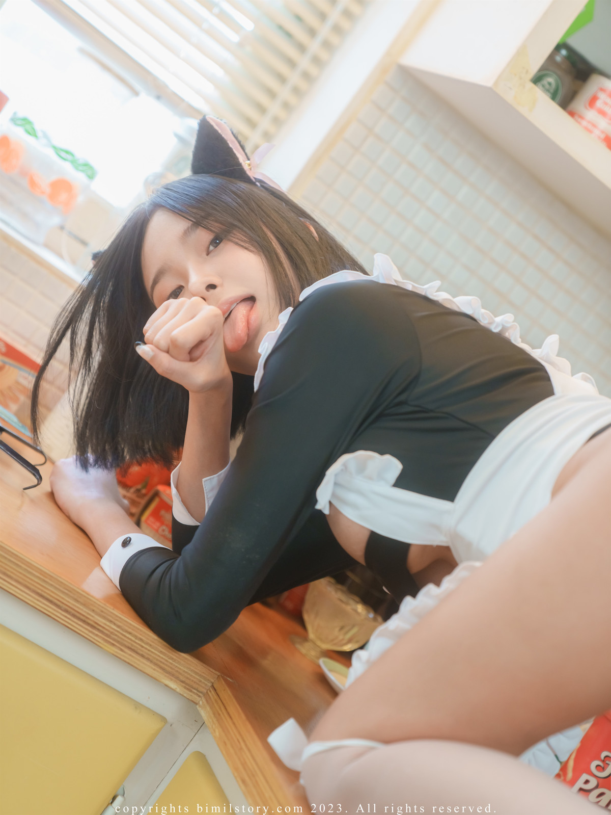 Mina 민아, [Bimilstory] Black Cat Mina Set.01