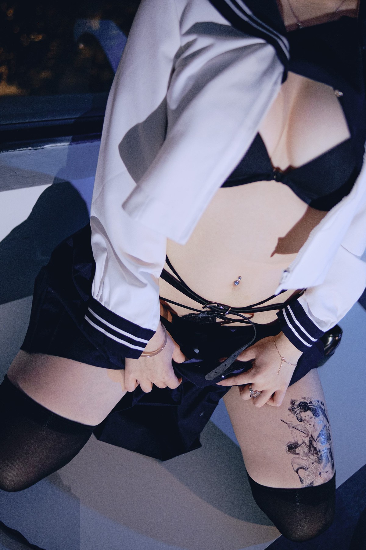Cosplay Tina很妖孽呀 不良JK