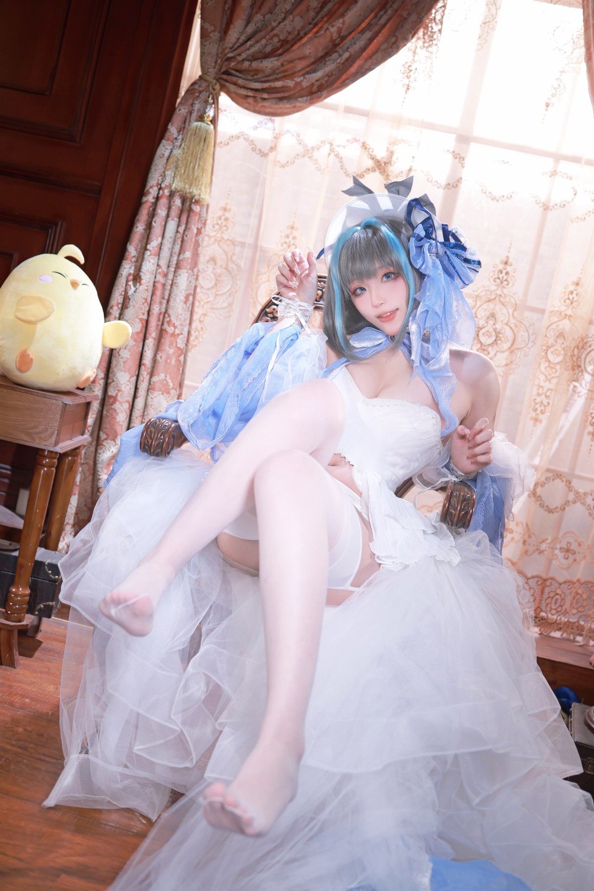 Cosplay 起司块 柴郡礼服