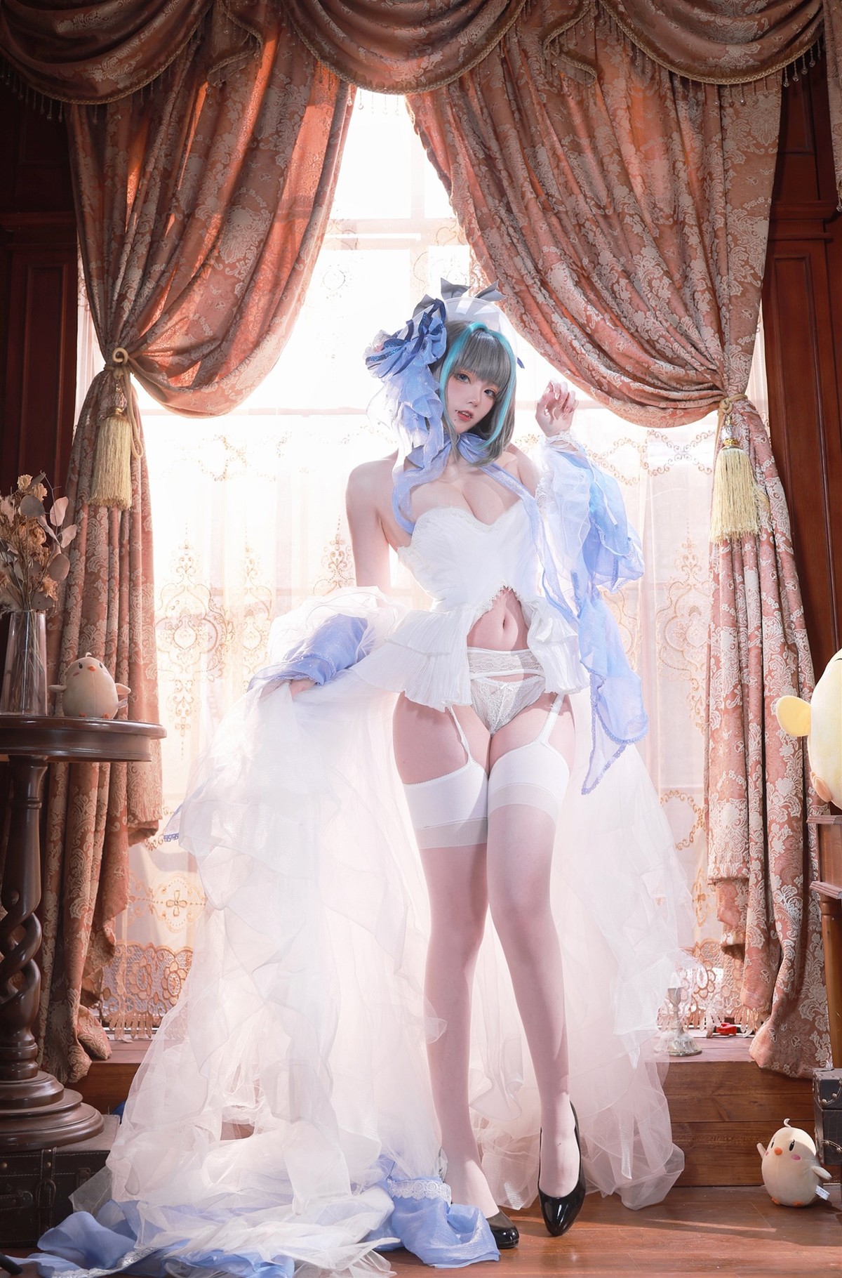 Cosplay 起司块 柴郡礼服