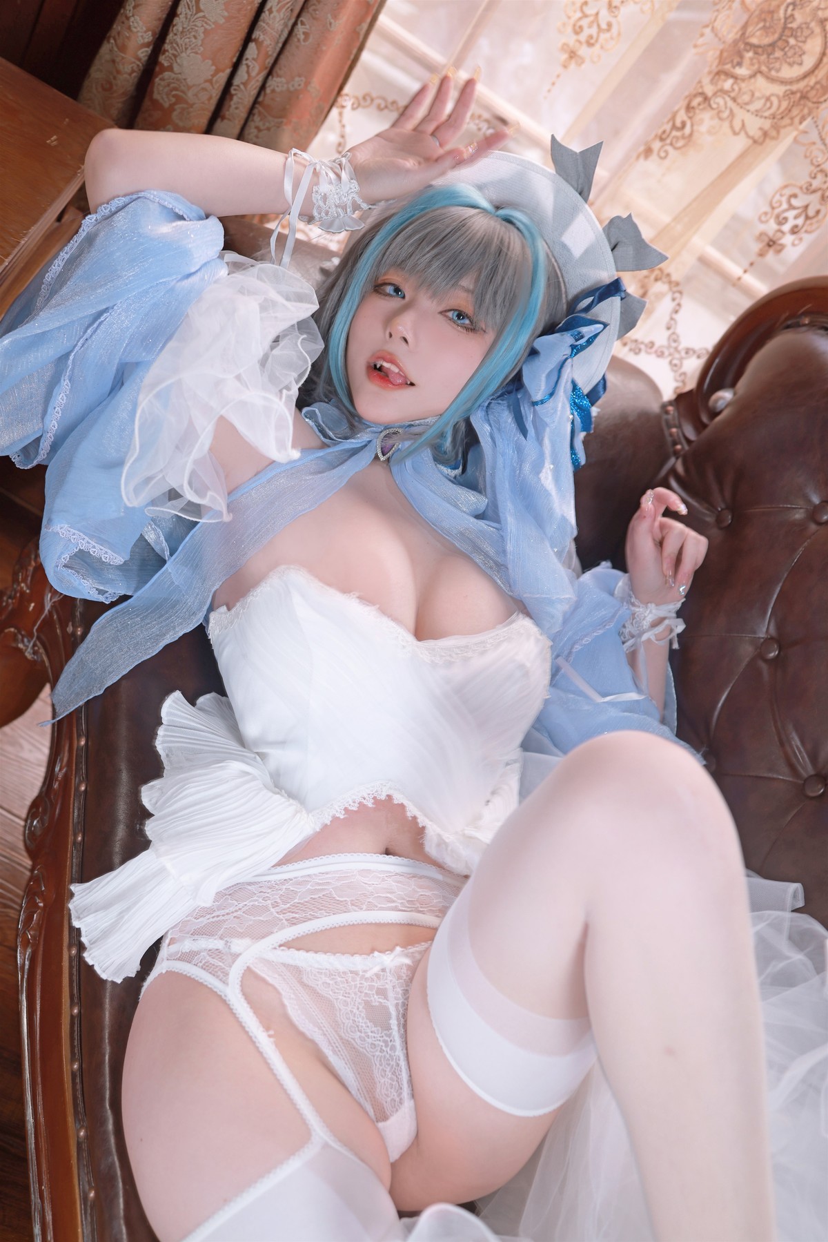 Cosplay 起司块 柴郡礼服