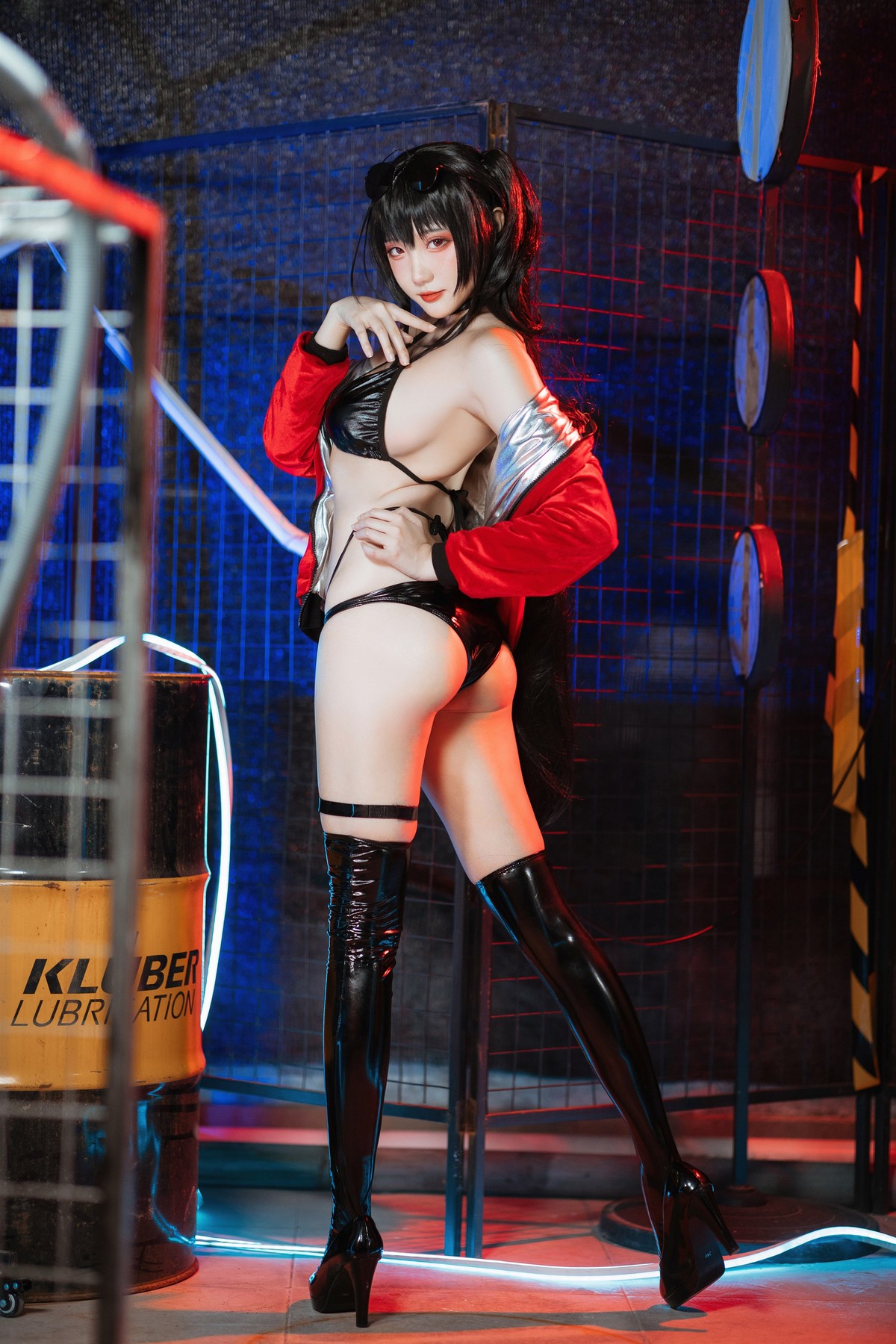 Cosplay 瓜希酱 碧蓝航线 大凤赛车