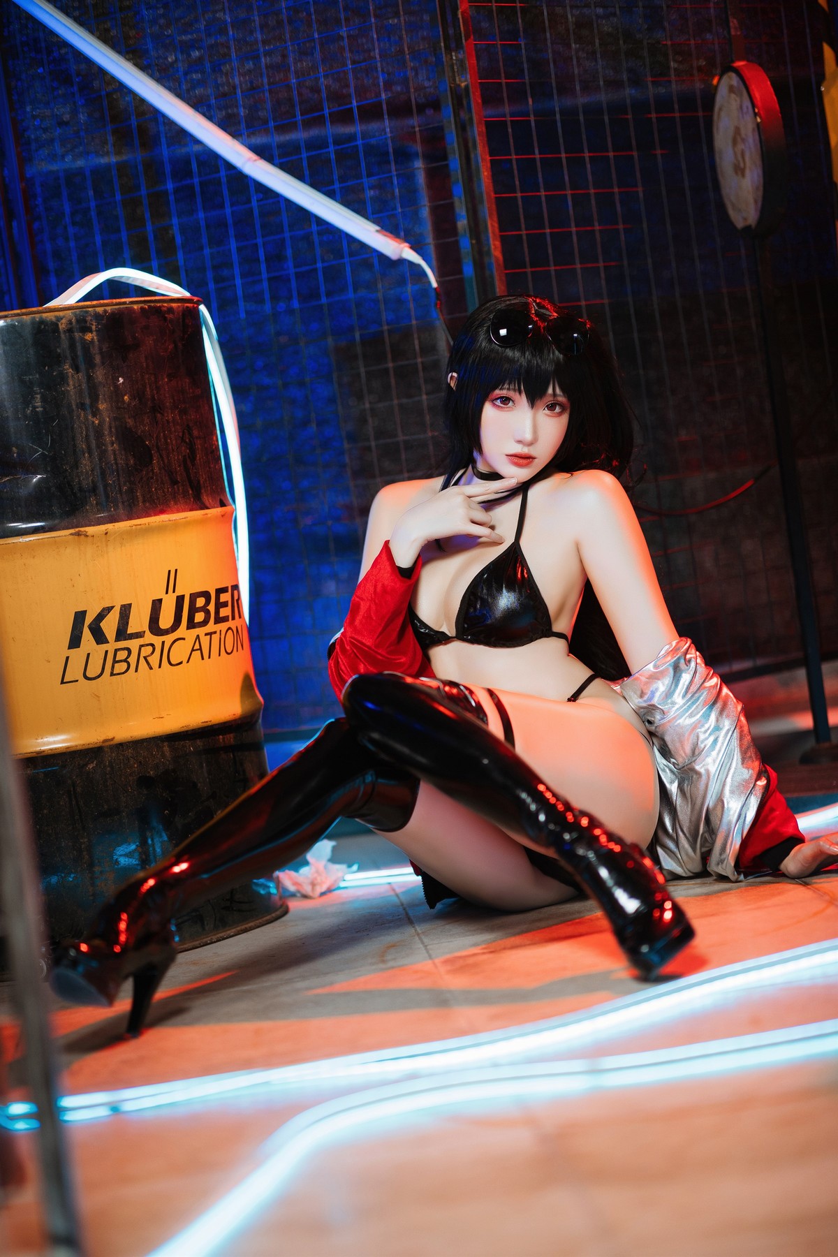 Cosplay 瓜希酱 碧蓝航线 大凤赛车
