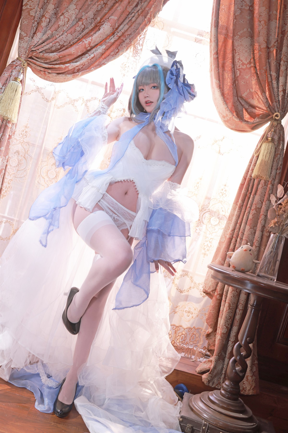Cosplay 起司块 柴郡礼服