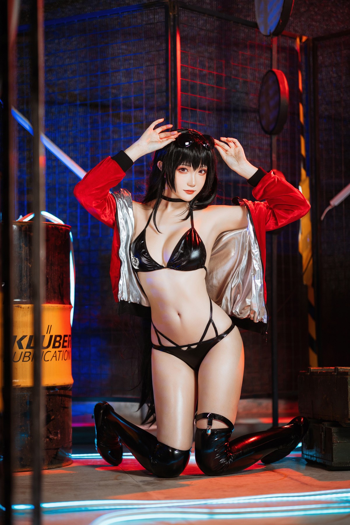 Cosplay 瓜希酱 碧蓝航线 大凤赛车